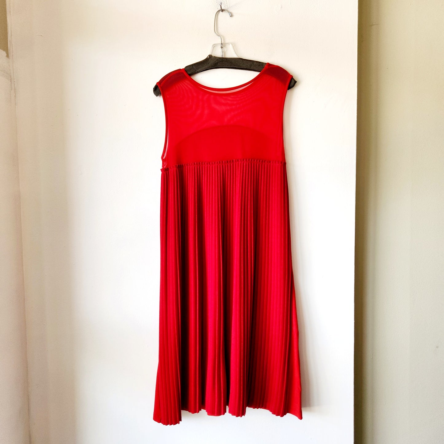 Isabel de Pedro Jersey Dress with Back Pleats - size 8