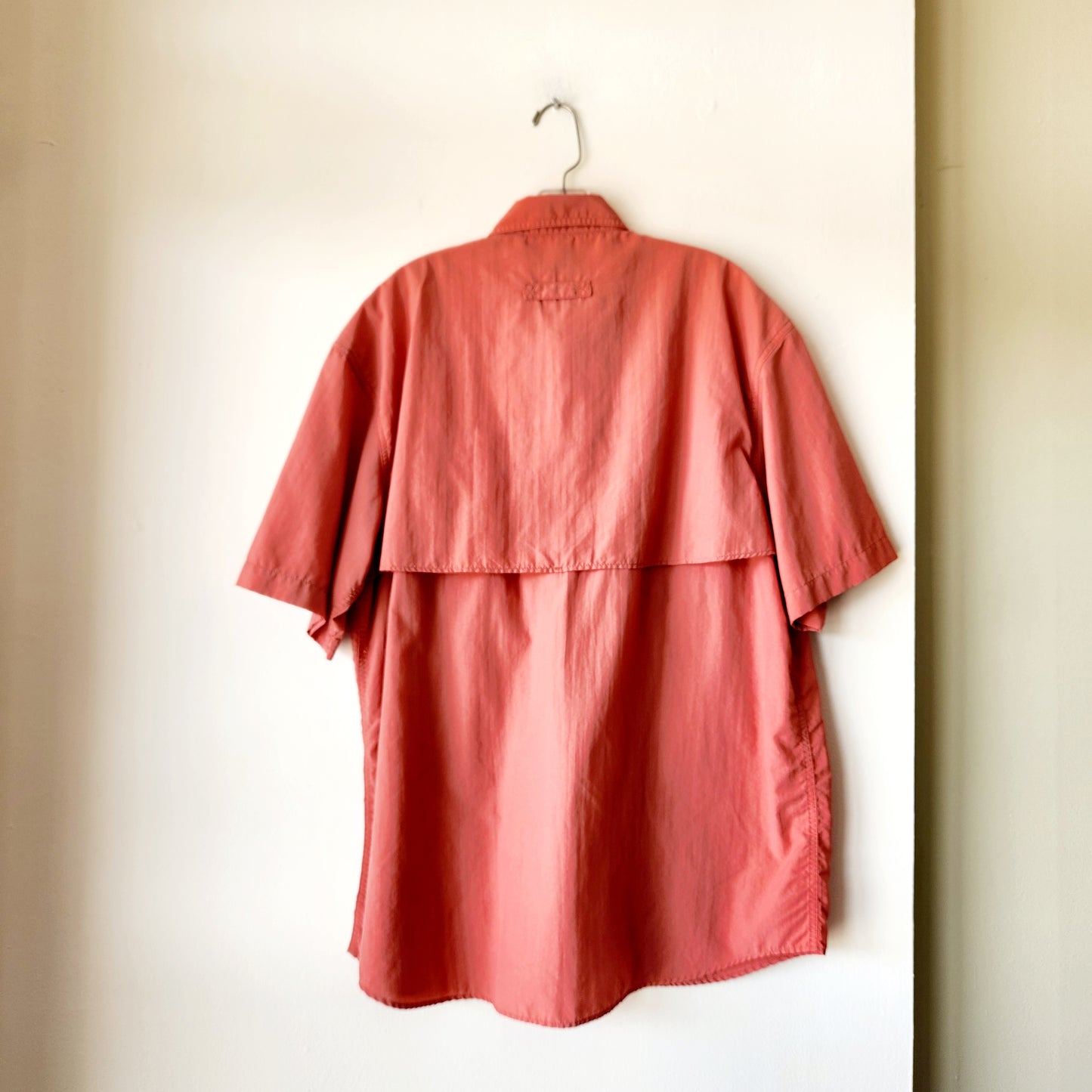 LL Bean Button Up Shirt with Back Vent - L