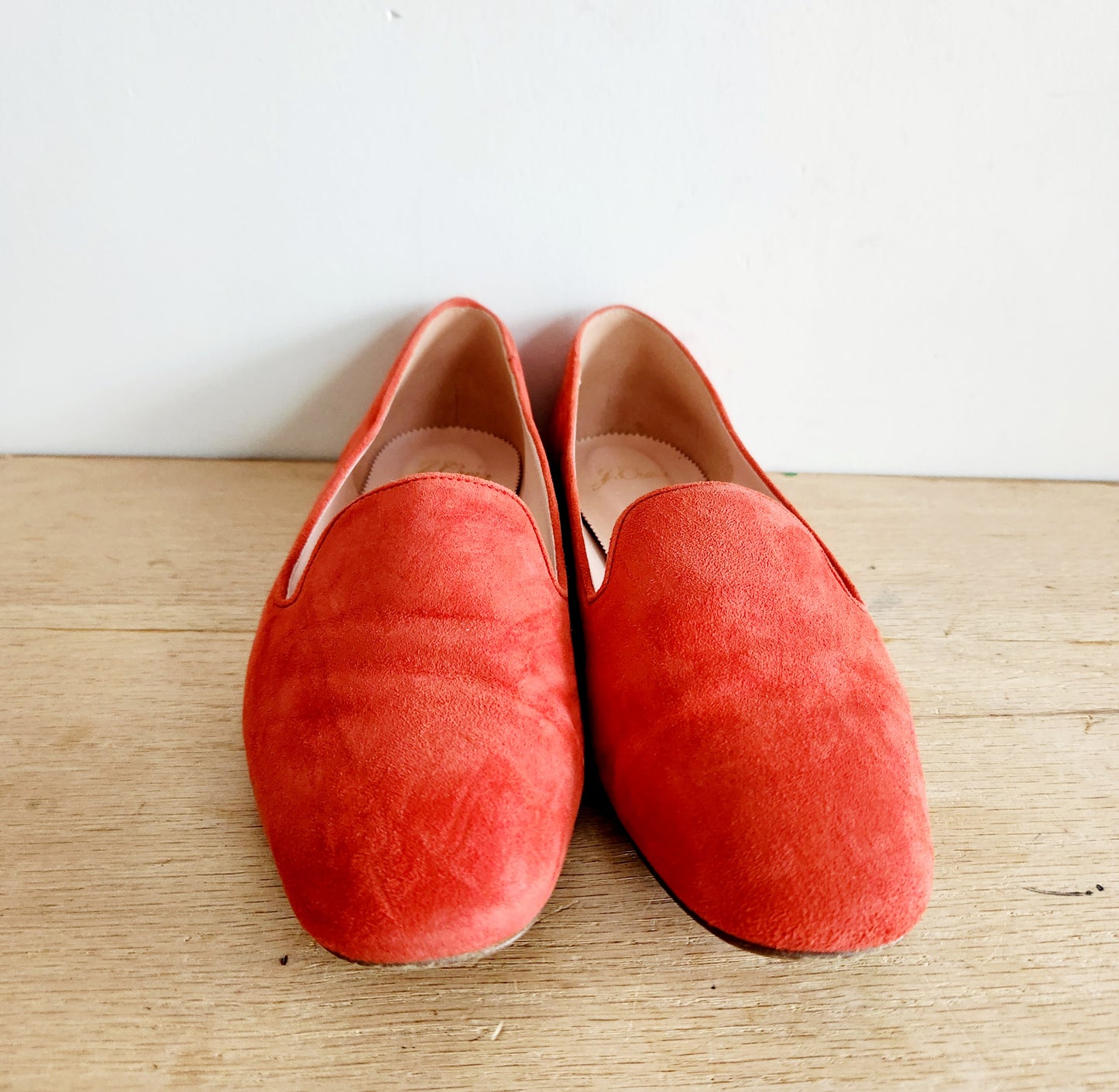 J Crew Suede Flats - size 8