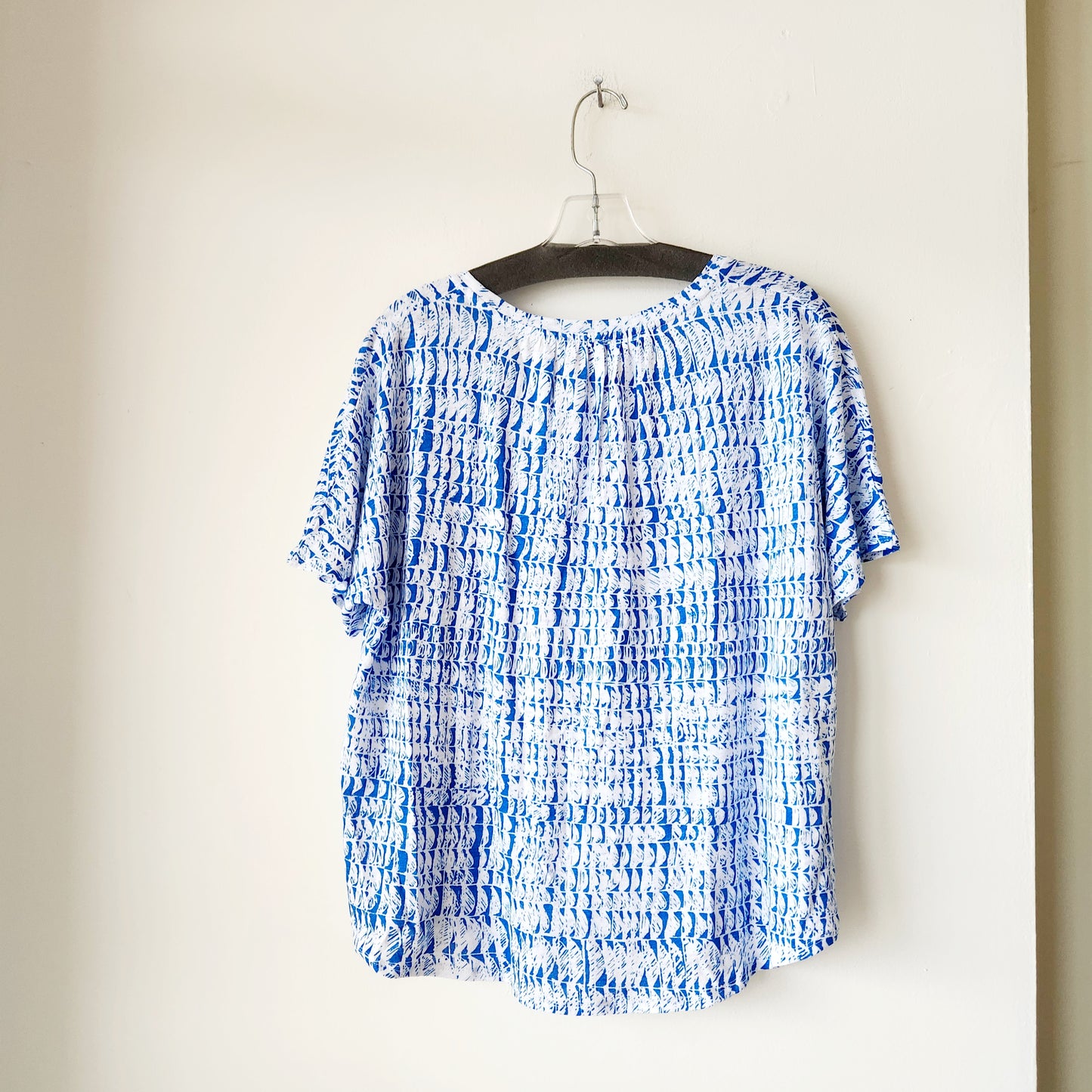 Poetry 100% Linen Swing Tee with Back Pleat - size 8