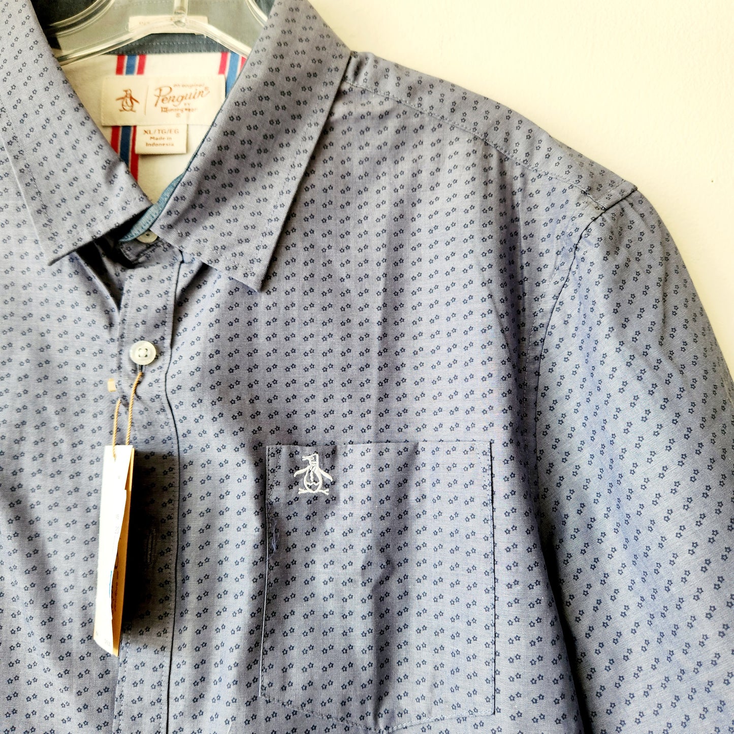 Penguin by Munsingwear Short Sleeve Button Up Shirt - XL - New