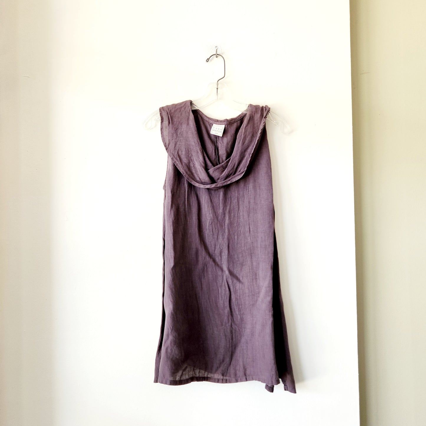 Pure Match 100% Linen Tunic with Collar - L