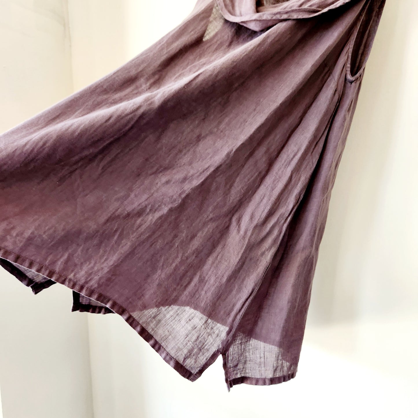 Pure Match 100% Linen Tunic with Collar - L