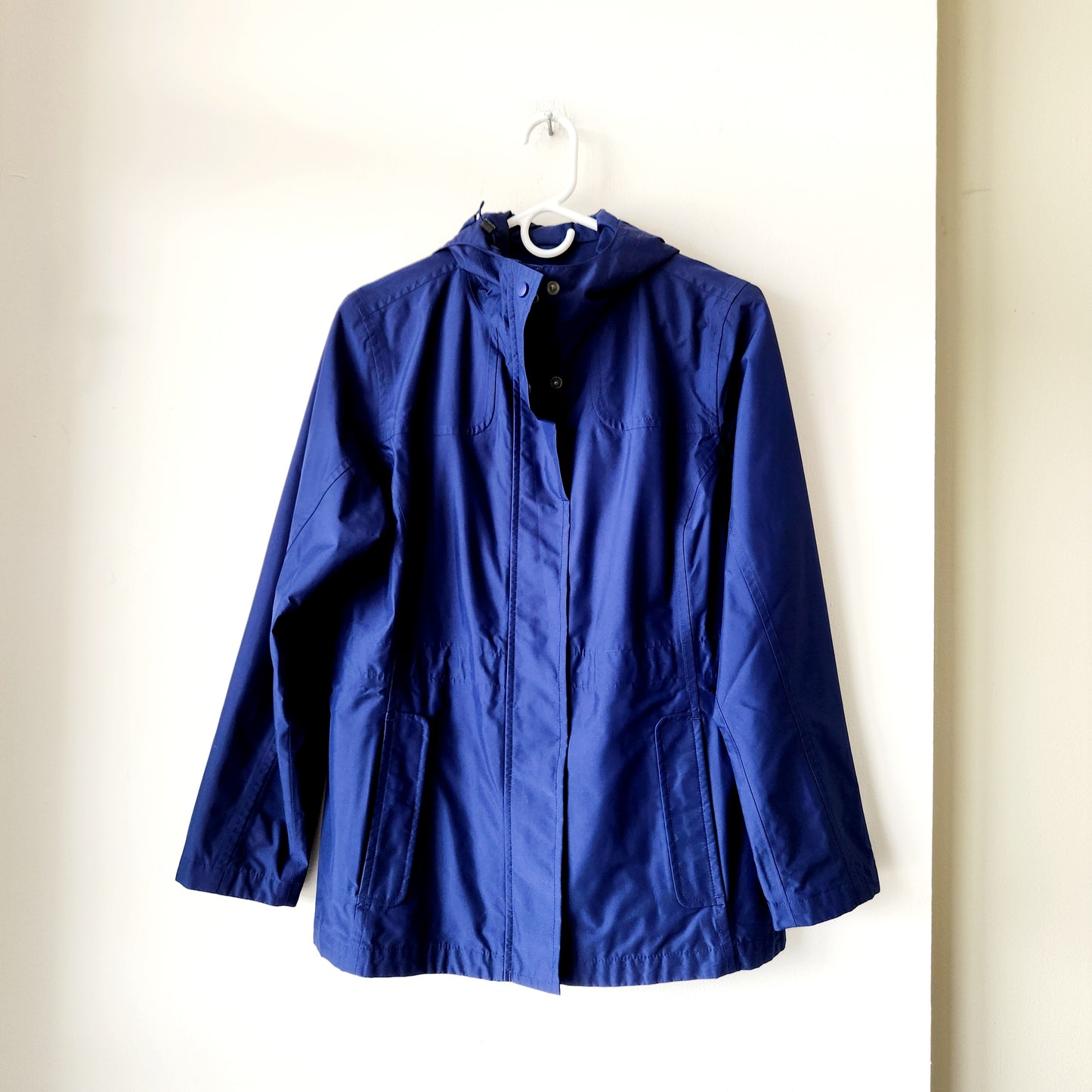 LL Bean Navy Raincoat - S Petite