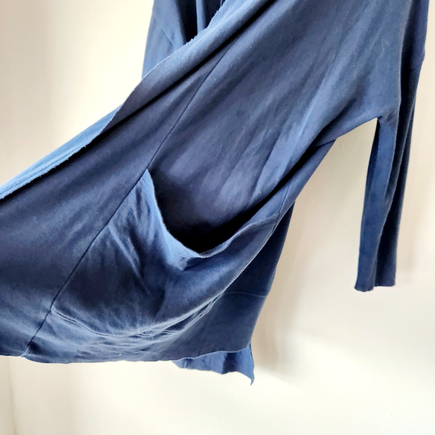 Pact 100% Organic Cotton Navy Open Oversized Lounge Cardigan - M/L