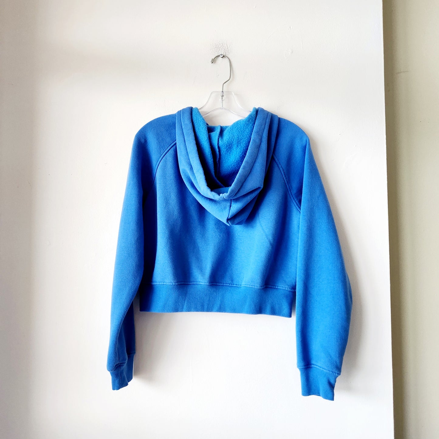 Wild Fable Bright Blue Crop Hoodie - S