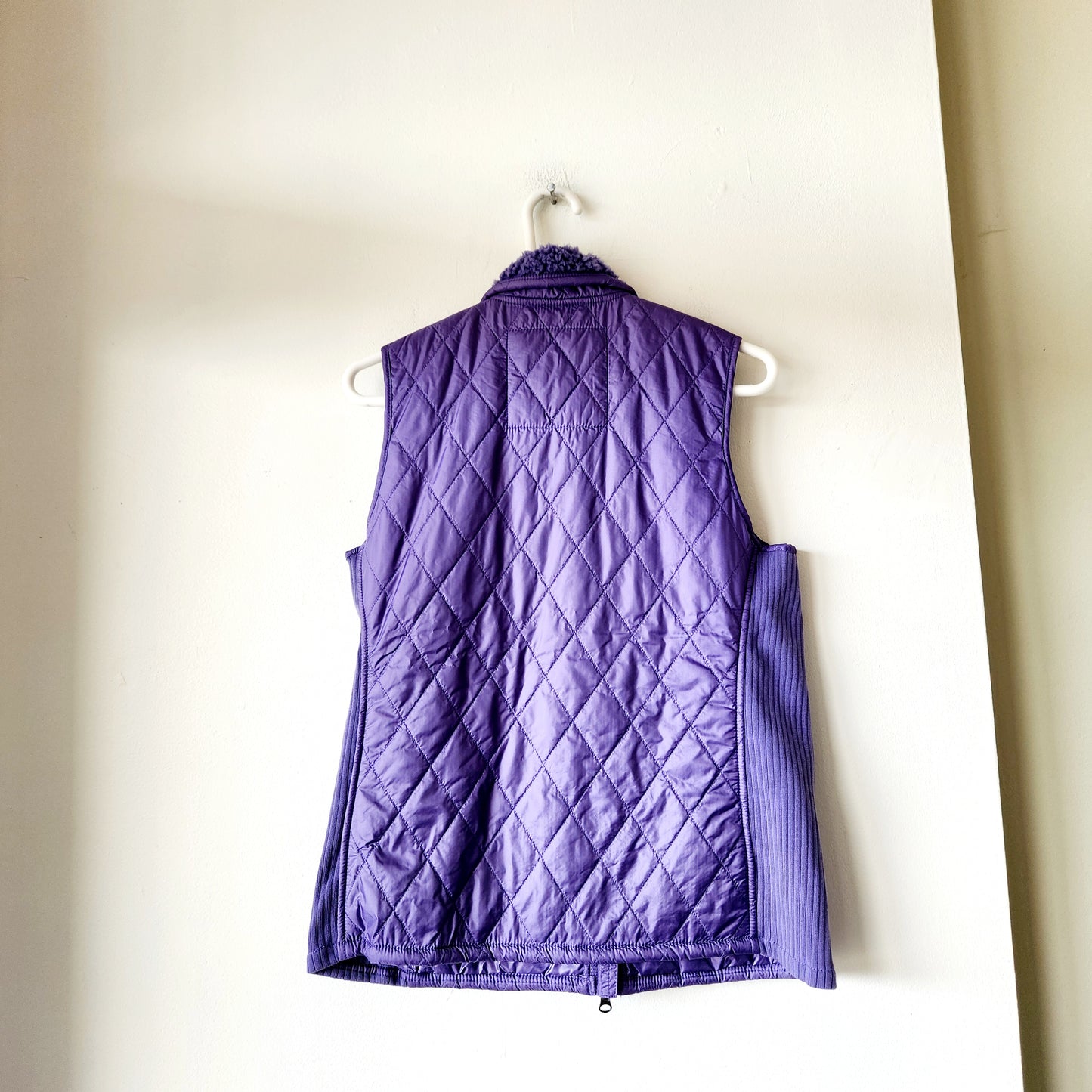 LL Bean Quilted Vest with Cozy Interior - S