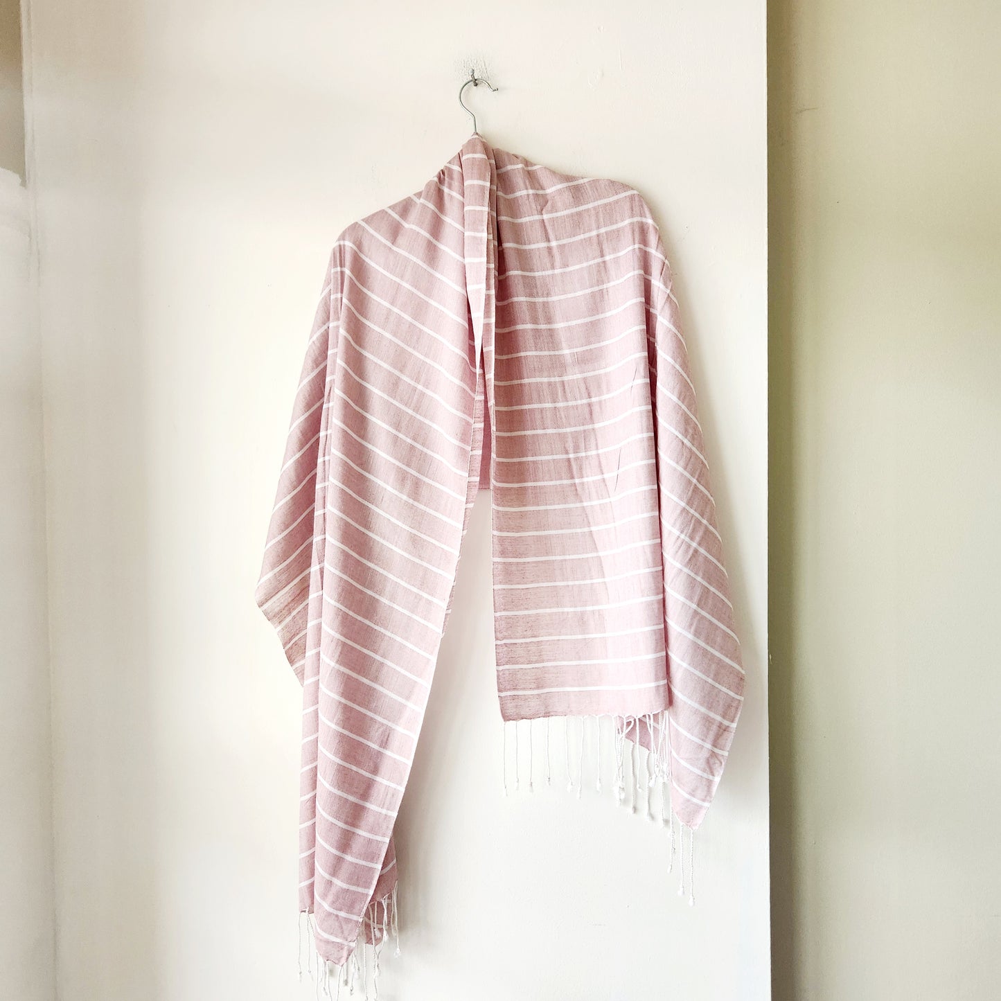 Lightweight Shawl with Stripes