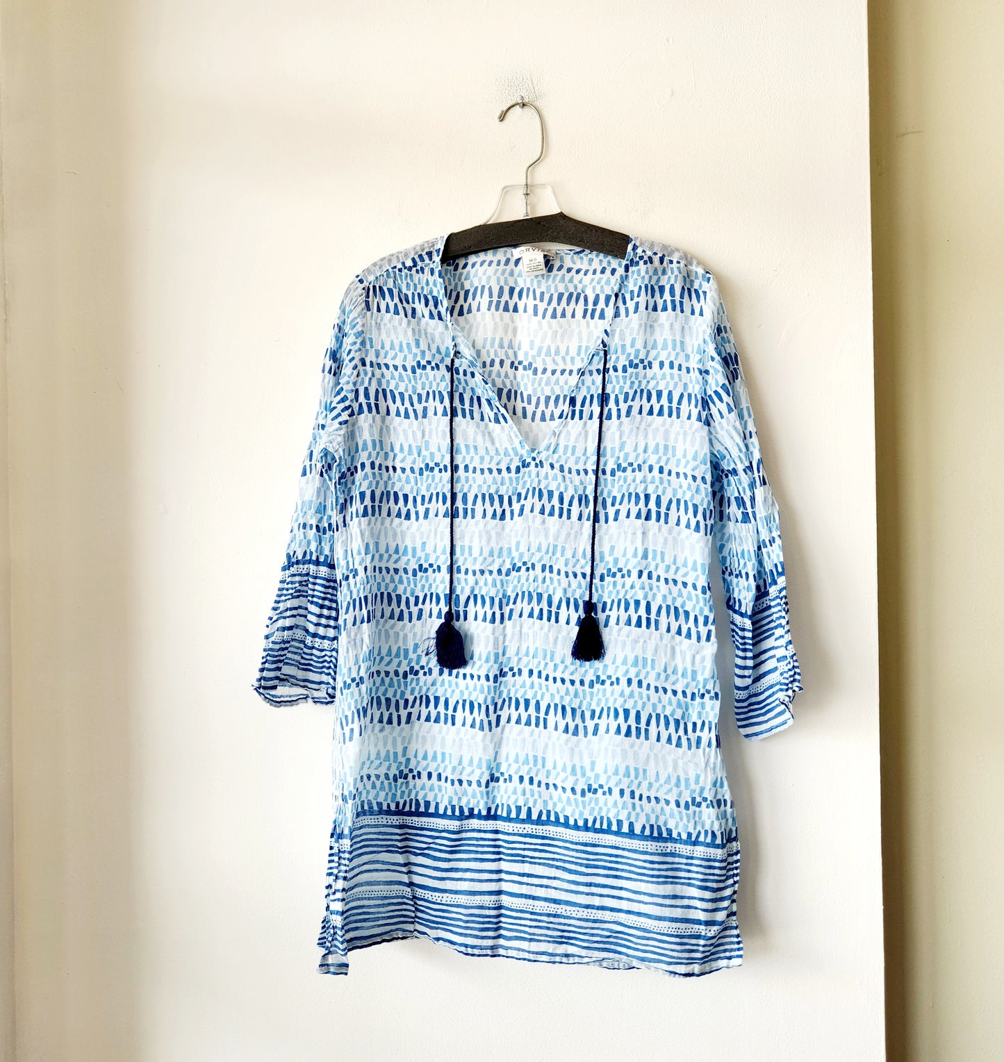 Orvis 100% Cotton Tunic Top - M
