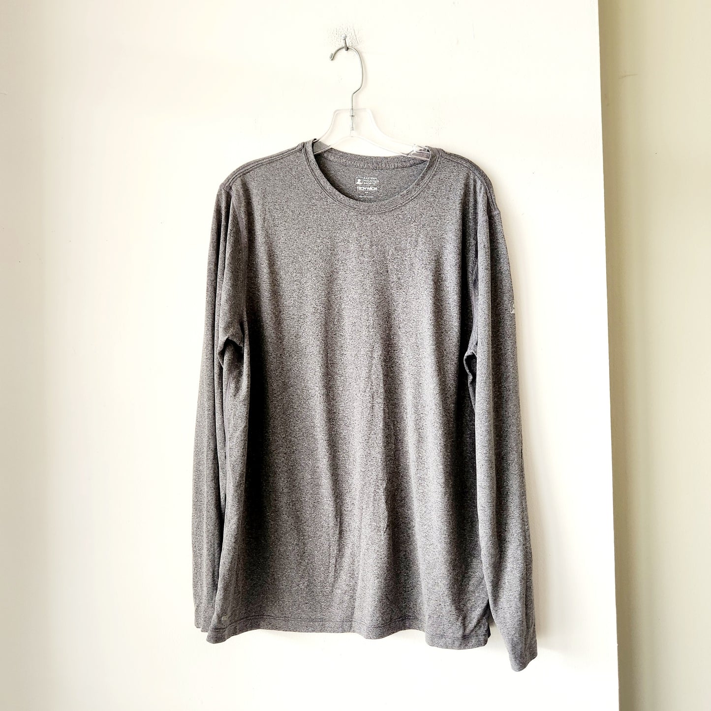 EMS TechWick Grey Crewneck Shirt - L