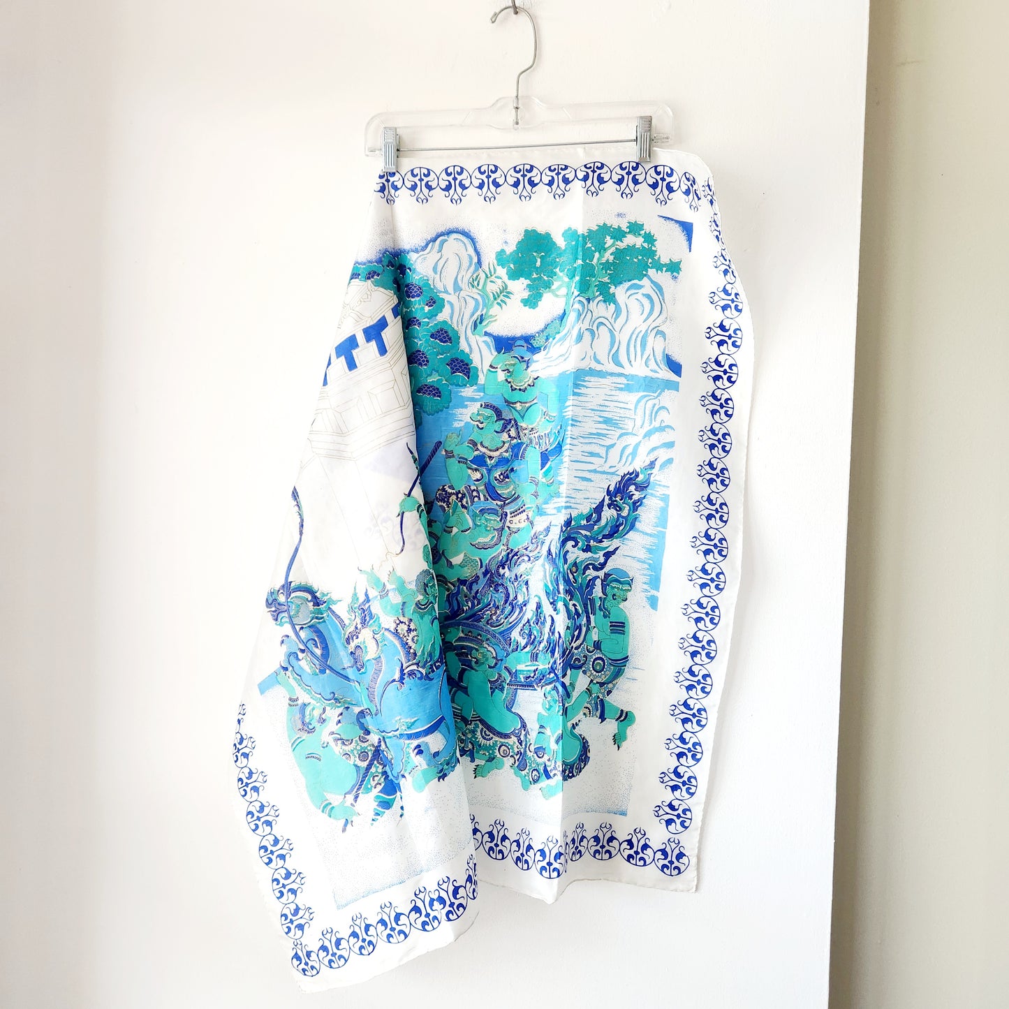 Vintage Thai Silk Scarf