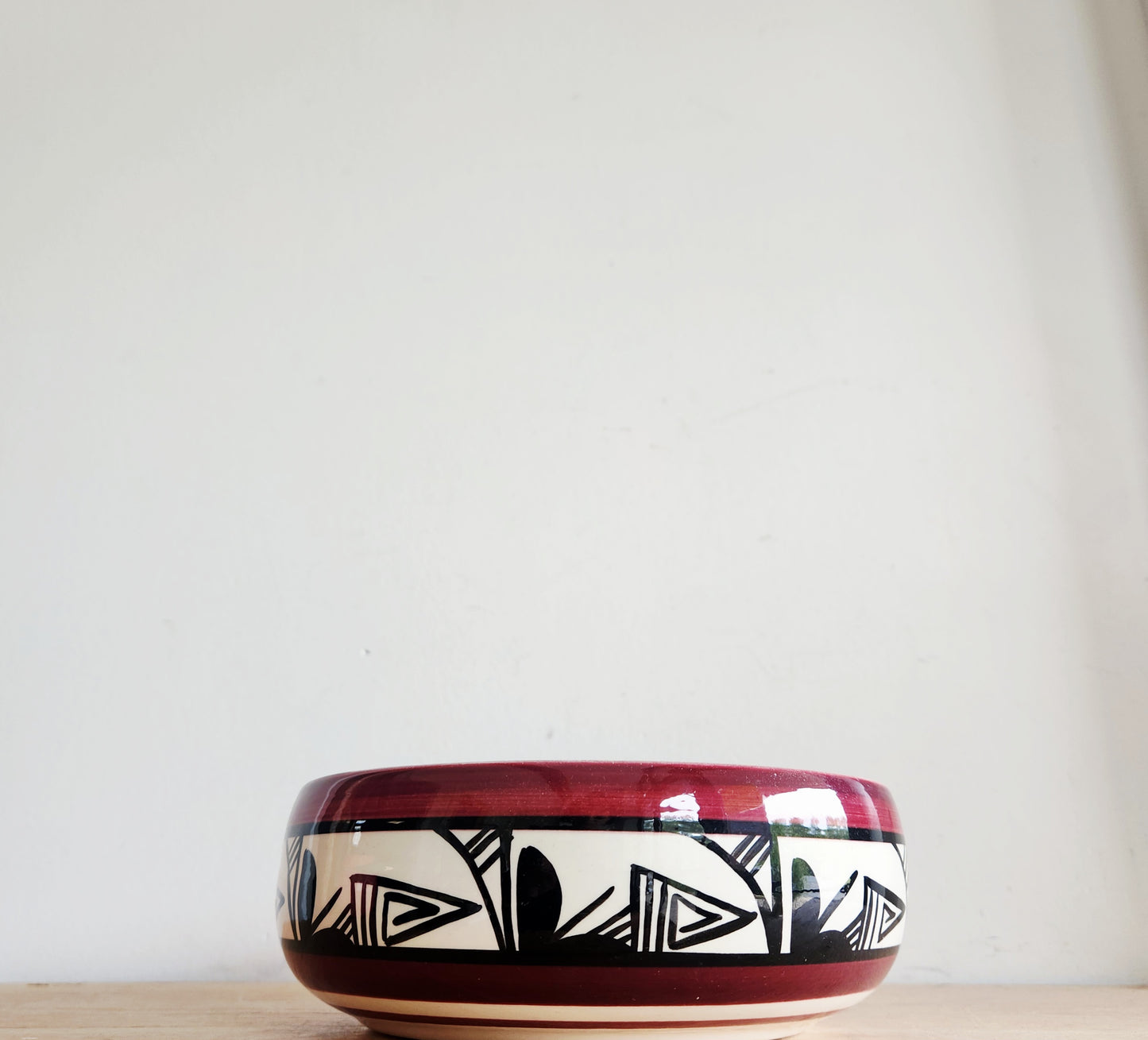 Handmade Ceramic Navajo UTE Mountain Pottery Signed 9"W