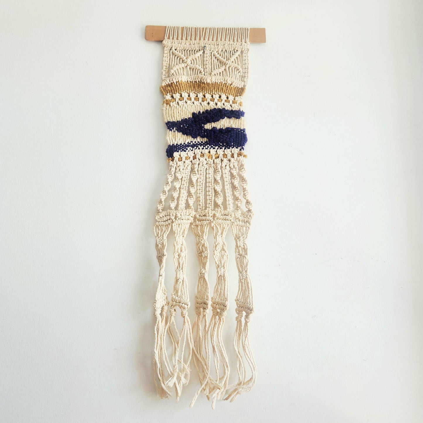 Vintage 24" Macrame Wall Hanging