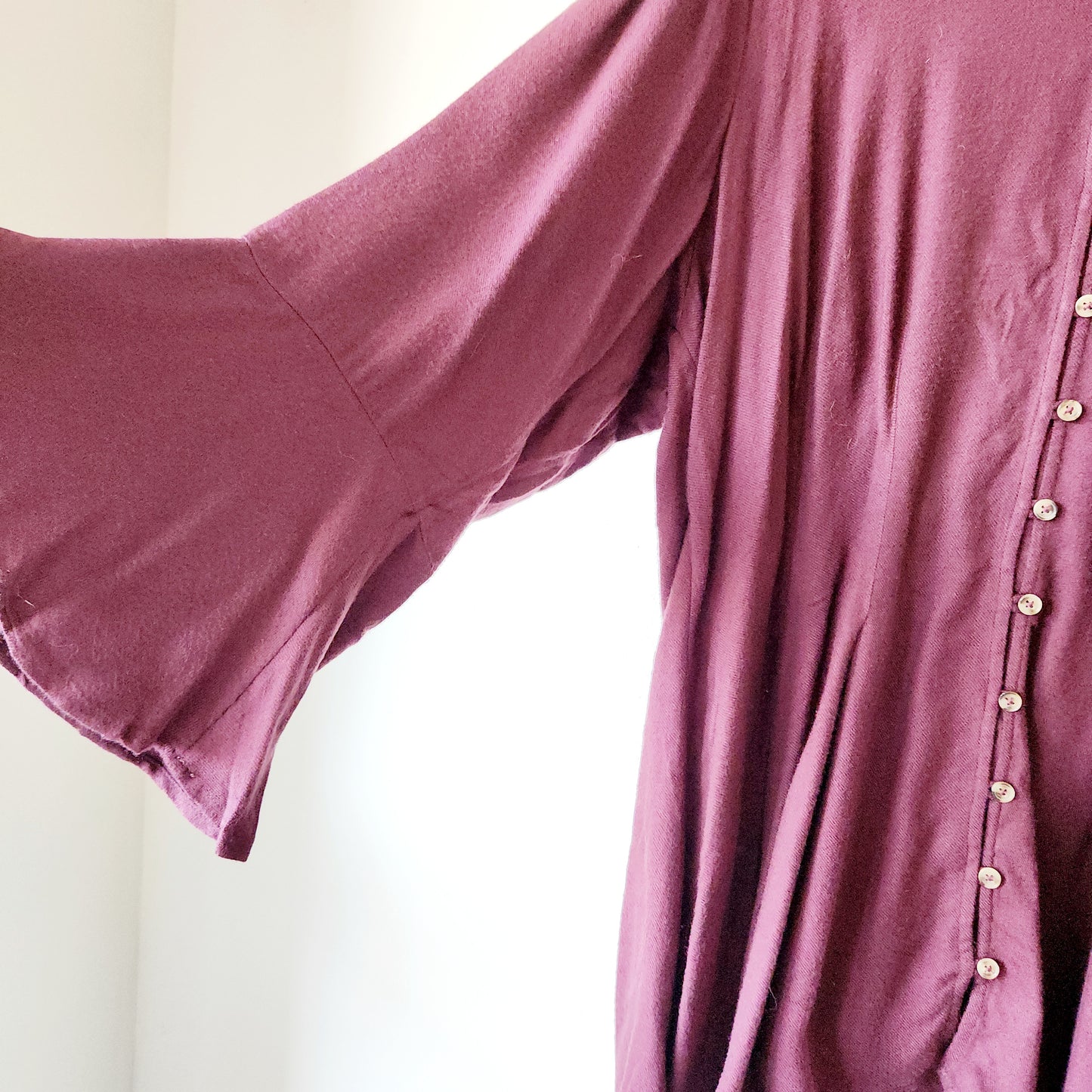 Torrid Shirt with Bell Sleeves & Lacing Detail - size 3X