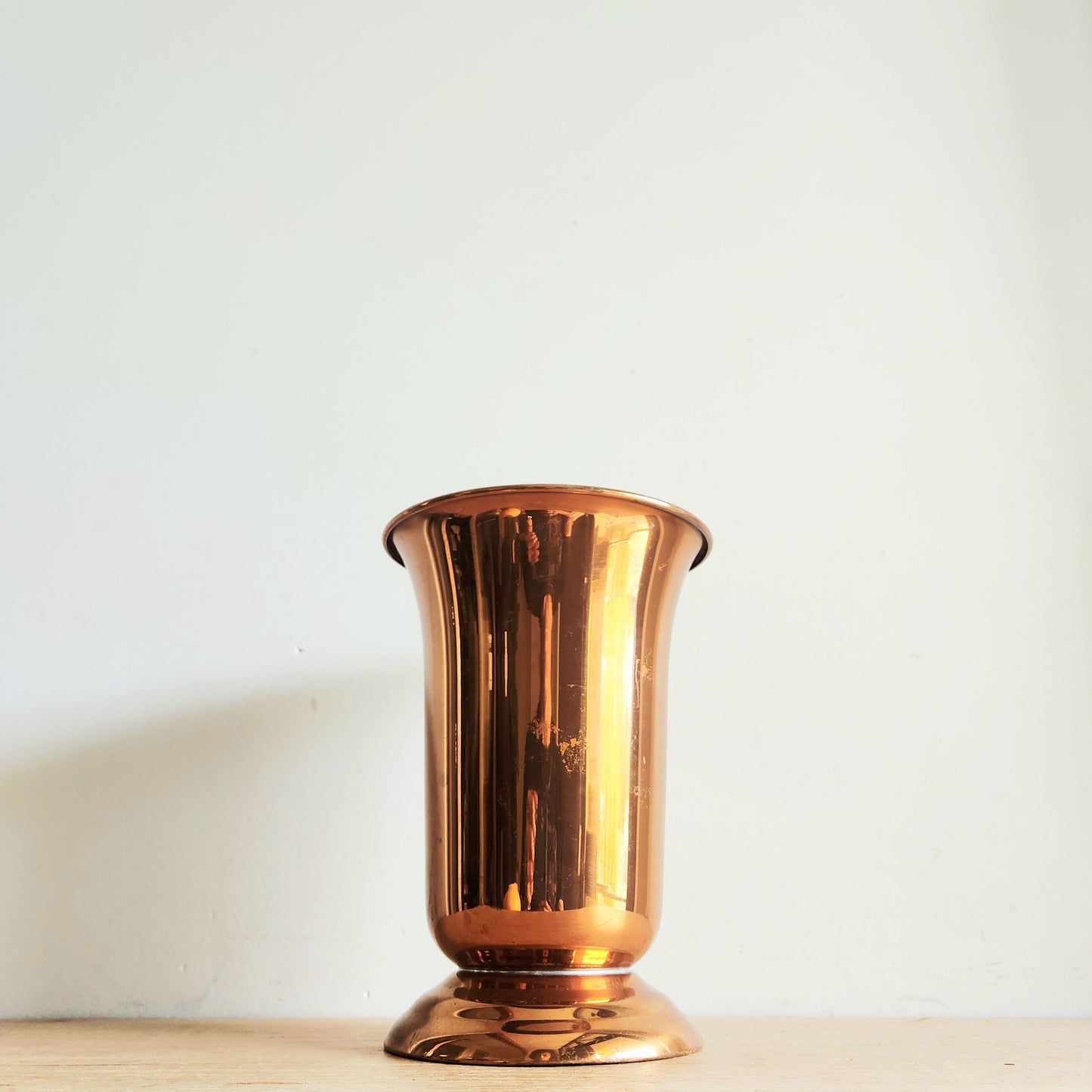 Vintage Copper Guild Vase or Planter 7"
