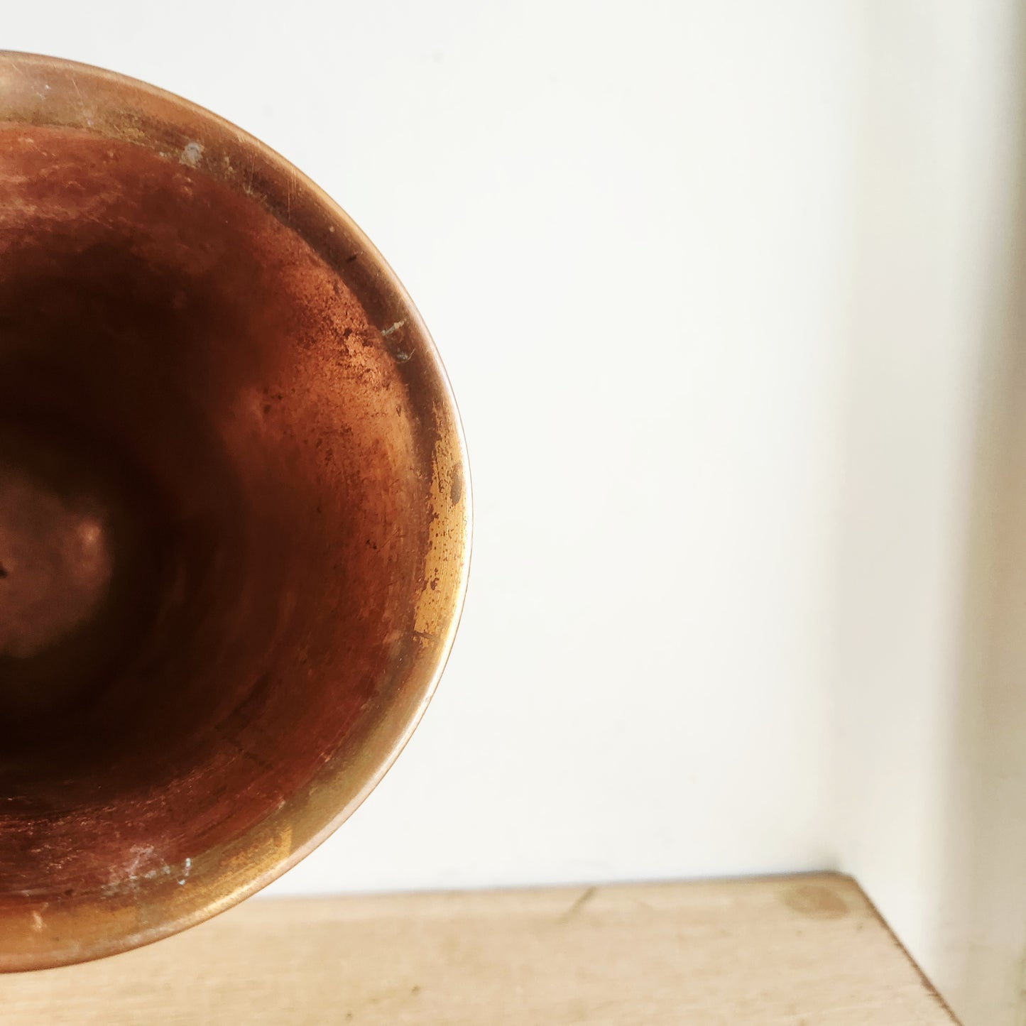 Vintage Copper Guild Vase or Planter 7"