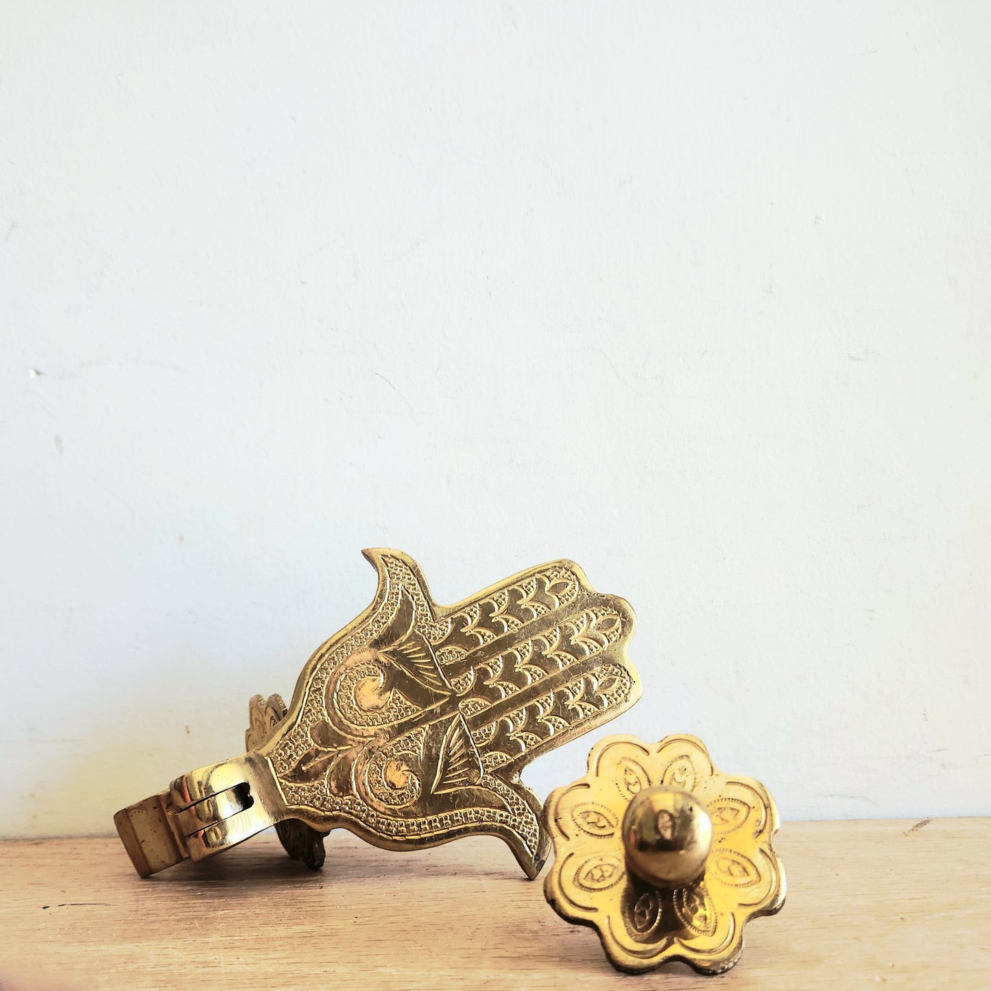 Hamsa Hand Brass Door Knocker