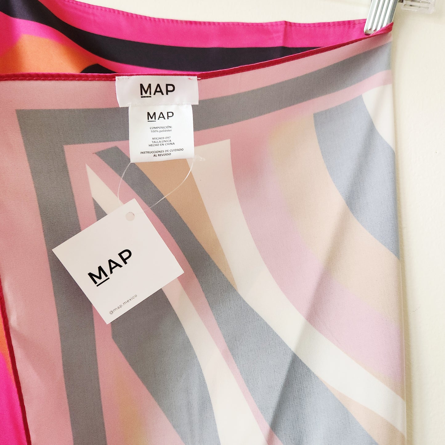 MAP Pattern Scarf - New