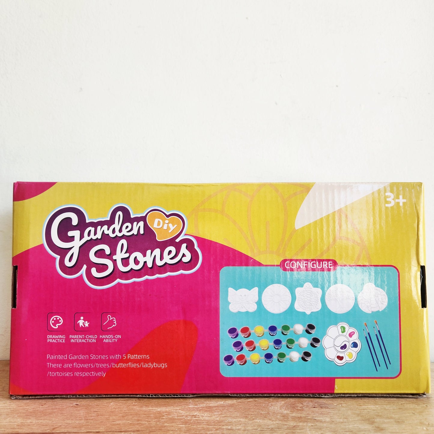 Weilim Paint Your Own Stepping Stones 5-Pack Age 3+