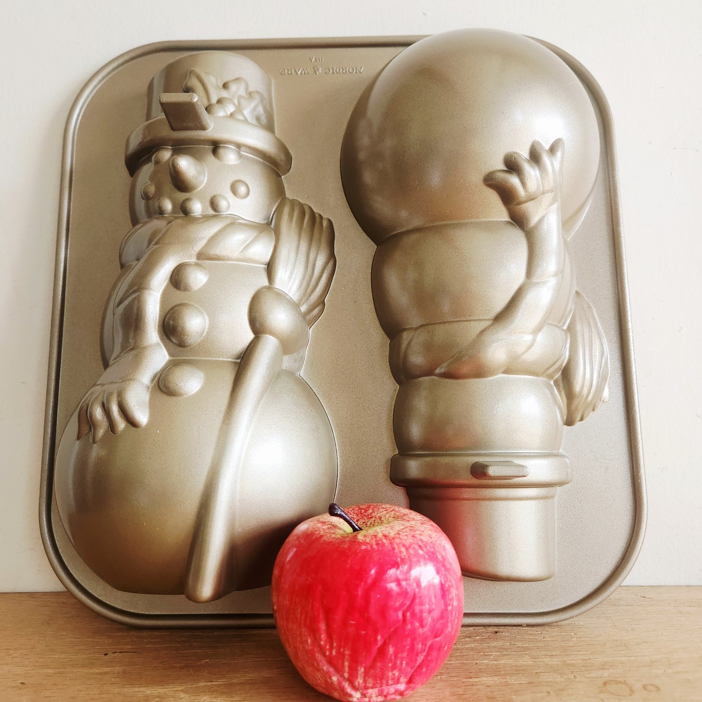 Nordic Ware 3D Snowman Cake Pan Williams Sonoma