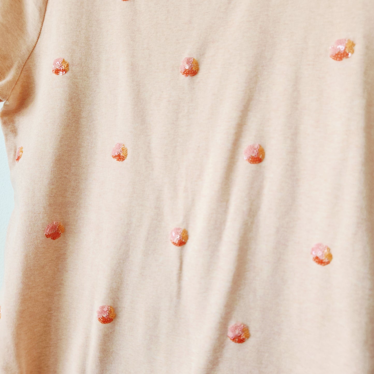 Talbots Tee with Sequin Embellishment - M Petite