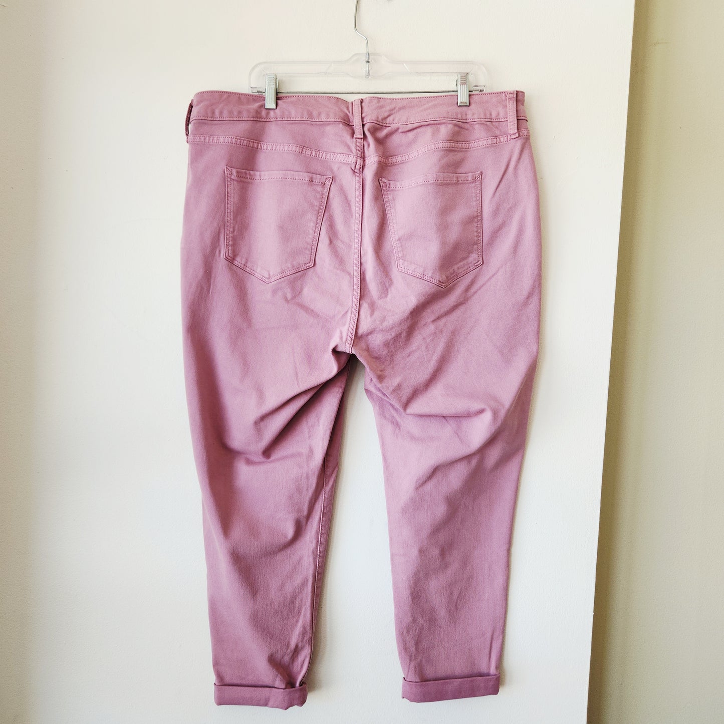 a.n.a High-Rise Skinny Jeans with Button Fly - size 18W
