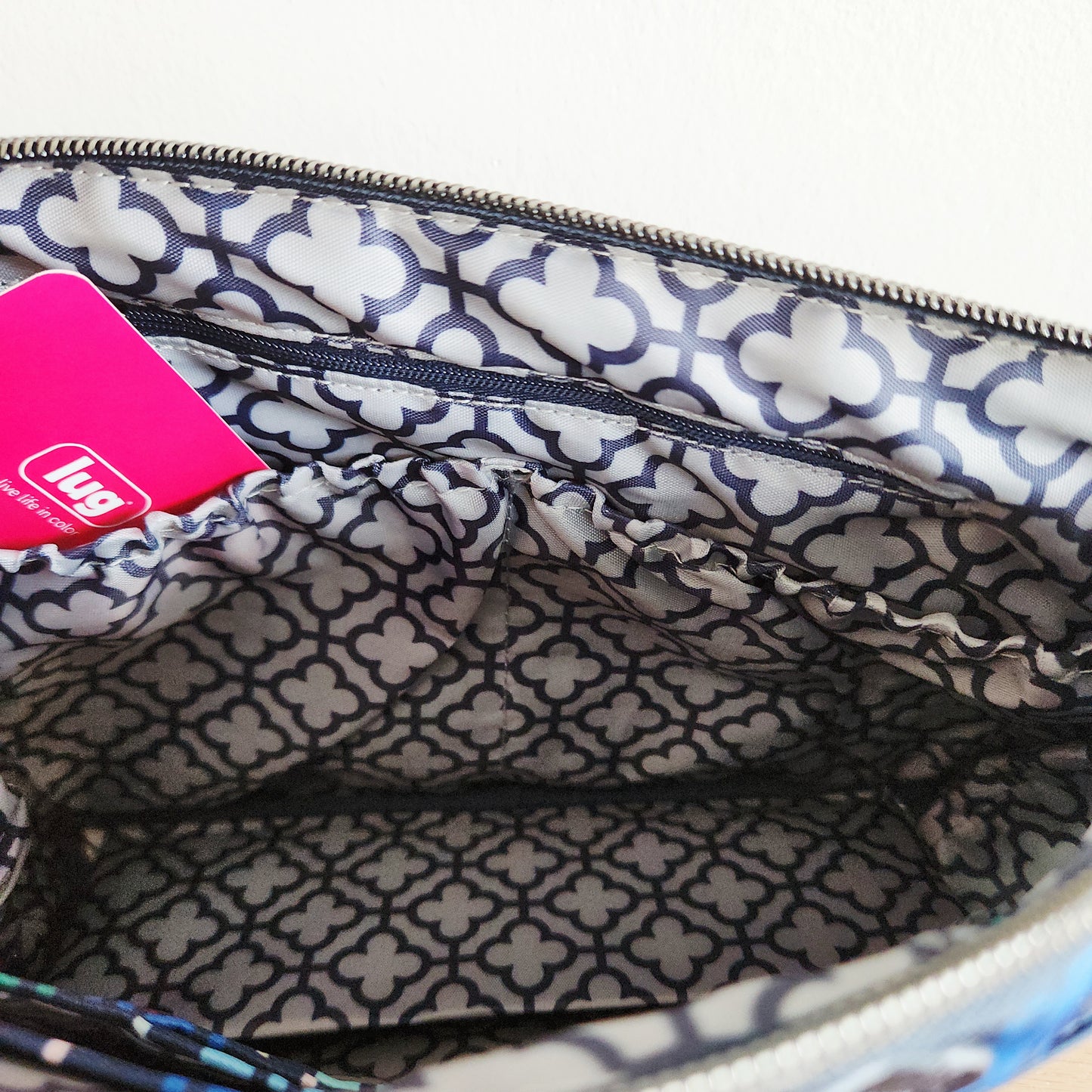 Lug Striped Purse with Strap - Like New