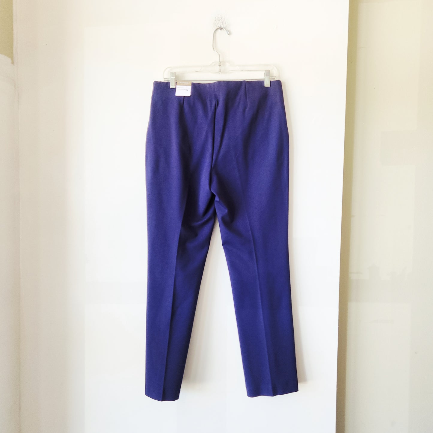 Chico's Fabulously Slimming Ponte Slim Short Navy Pants - size 8 - New