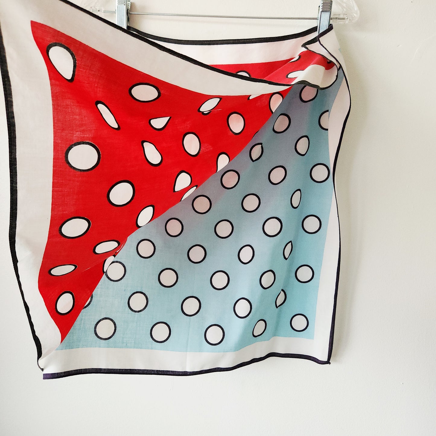 Vintage Polka-dot Small Square Scarves - Set of 2