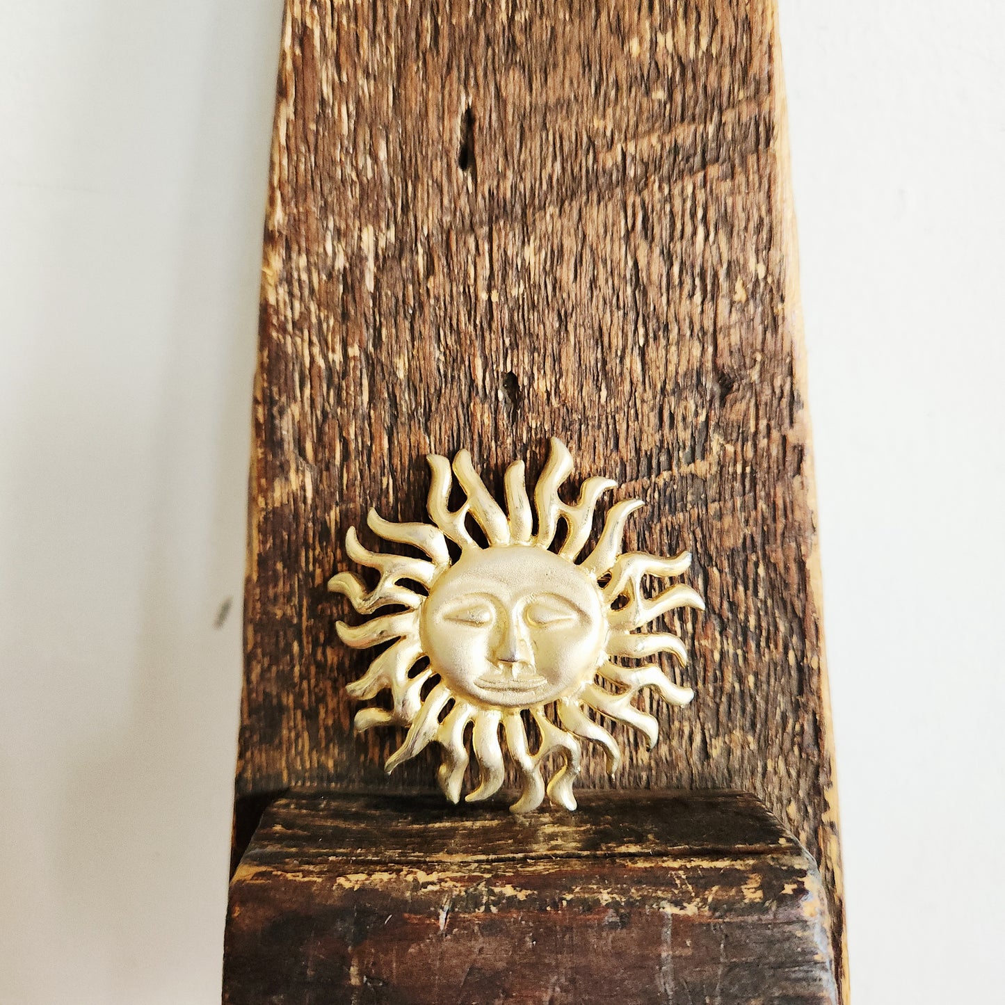 Goldtone Sun Pin