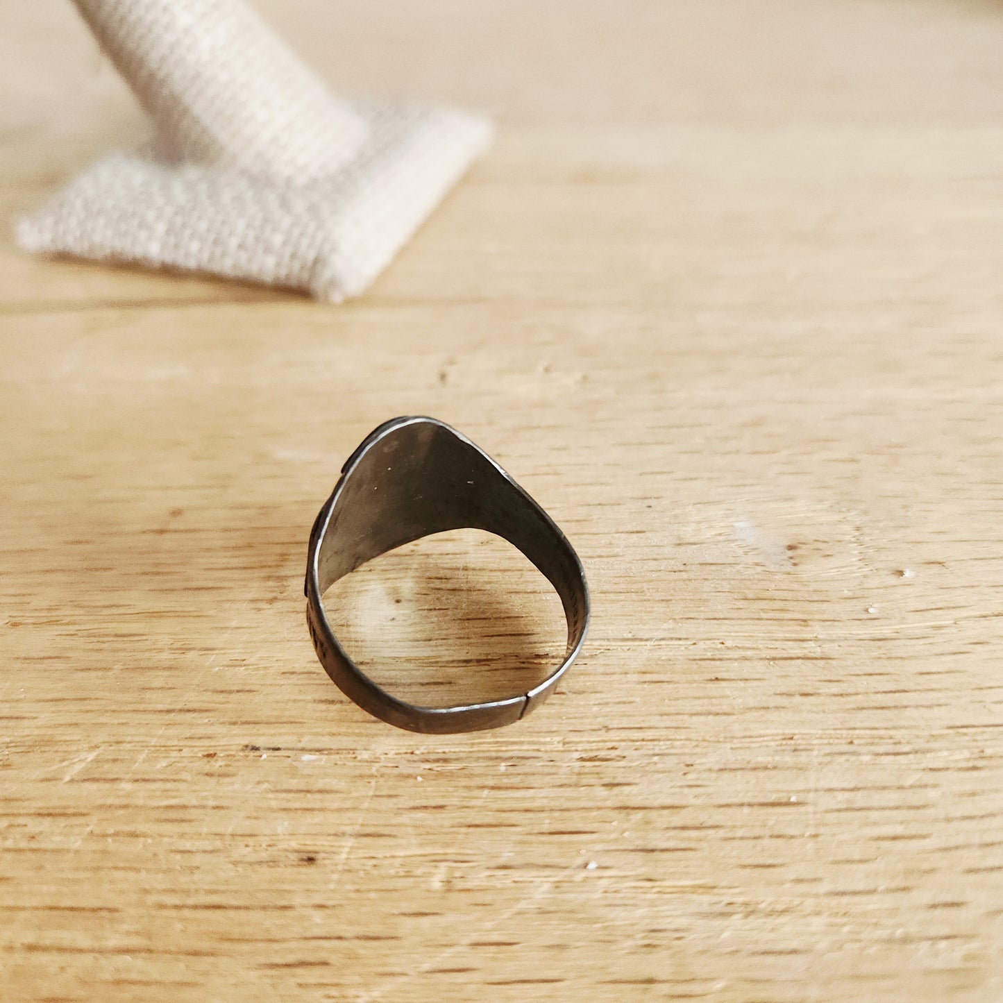 Sterling Silver Thunderbird Ring - size 10 - as is