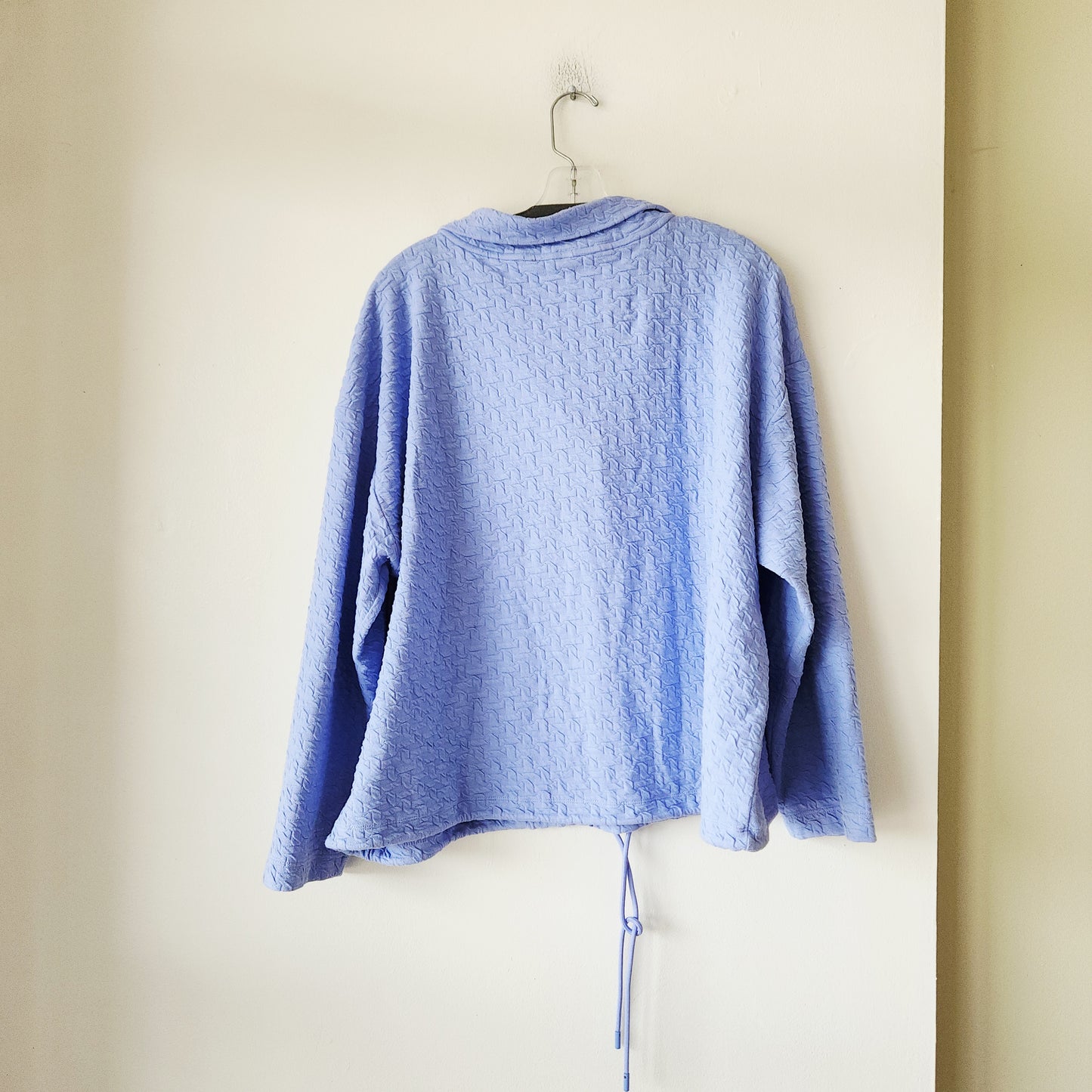 T by Talbots Half Snap Top with Drawstring - size 2X