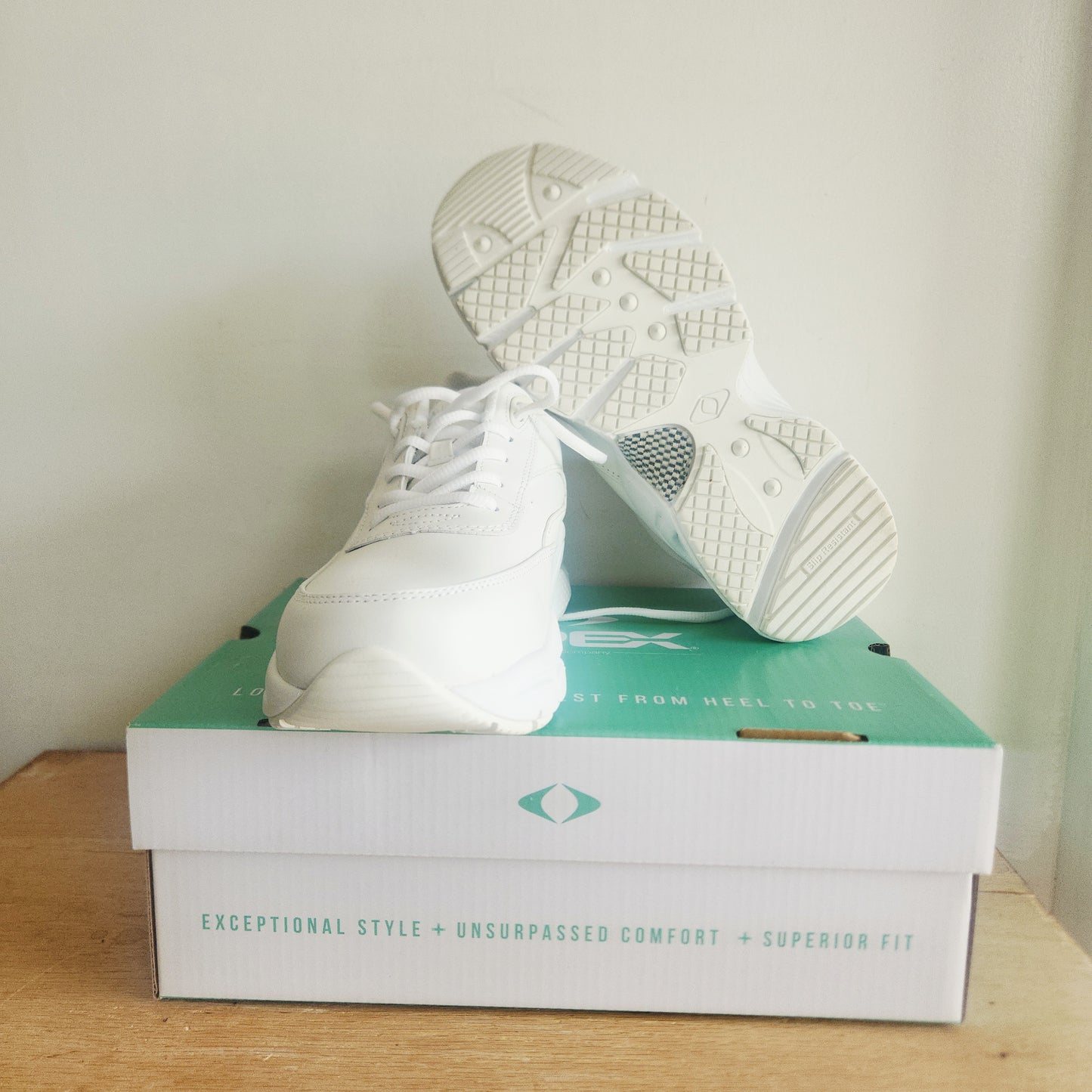 Apex Athletic Walking Sneakers - size 8W - New