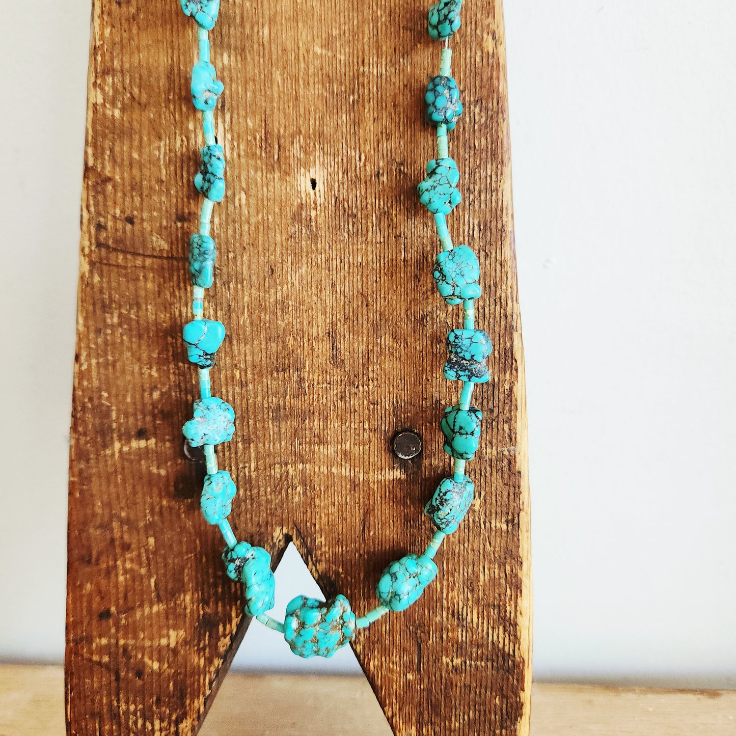 Turquoise Chunk Necklace