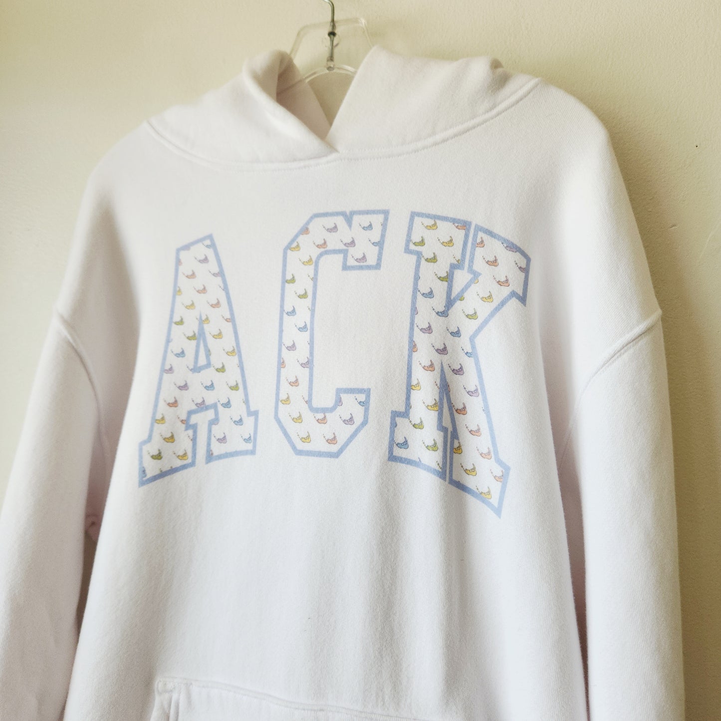 Erica Wilson 100% Cotton Nantucket Pullover Hoodie - L