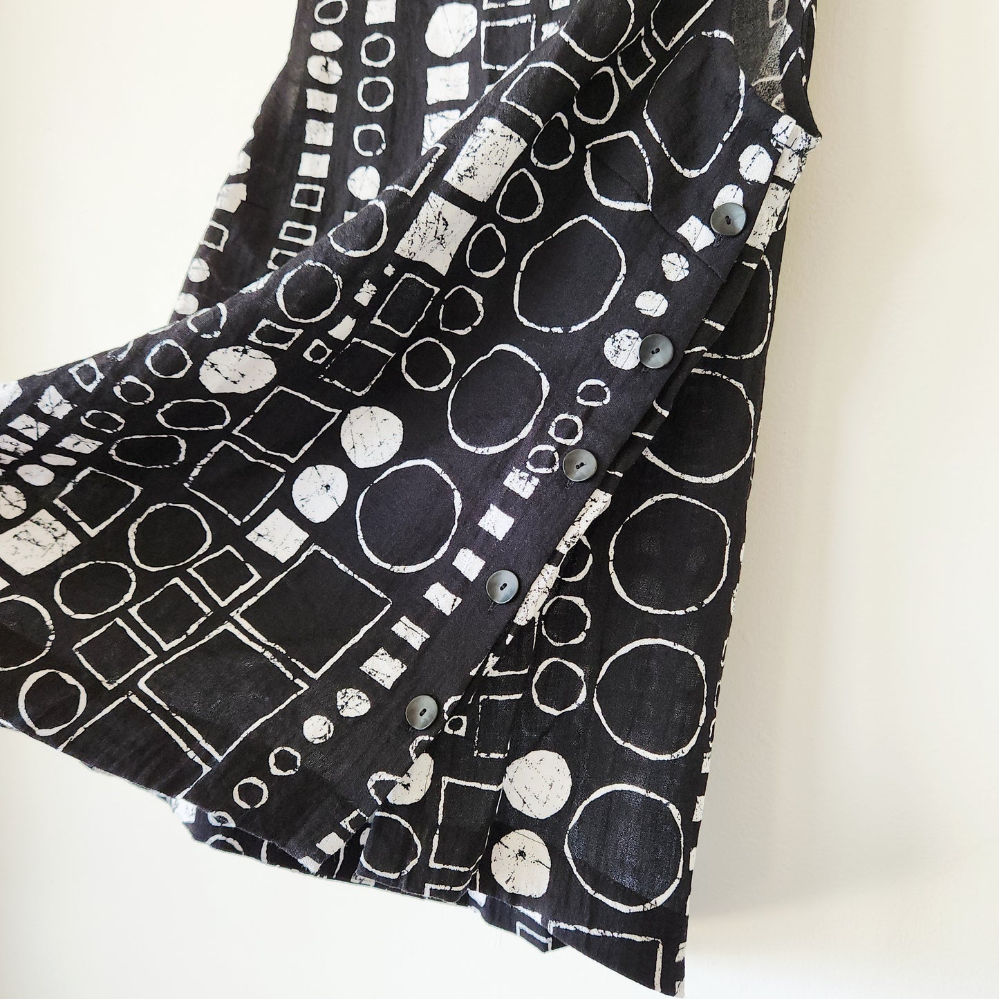 Habitat Sleeveless Top with Button Detail - S - New