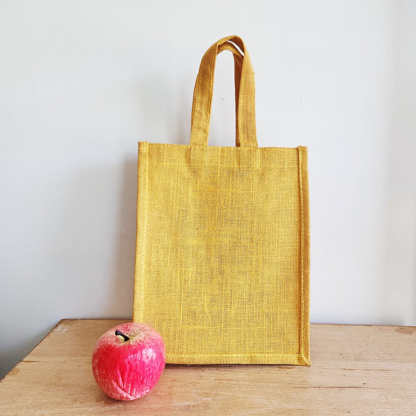 Small Tote Bag with Embroidered Patch