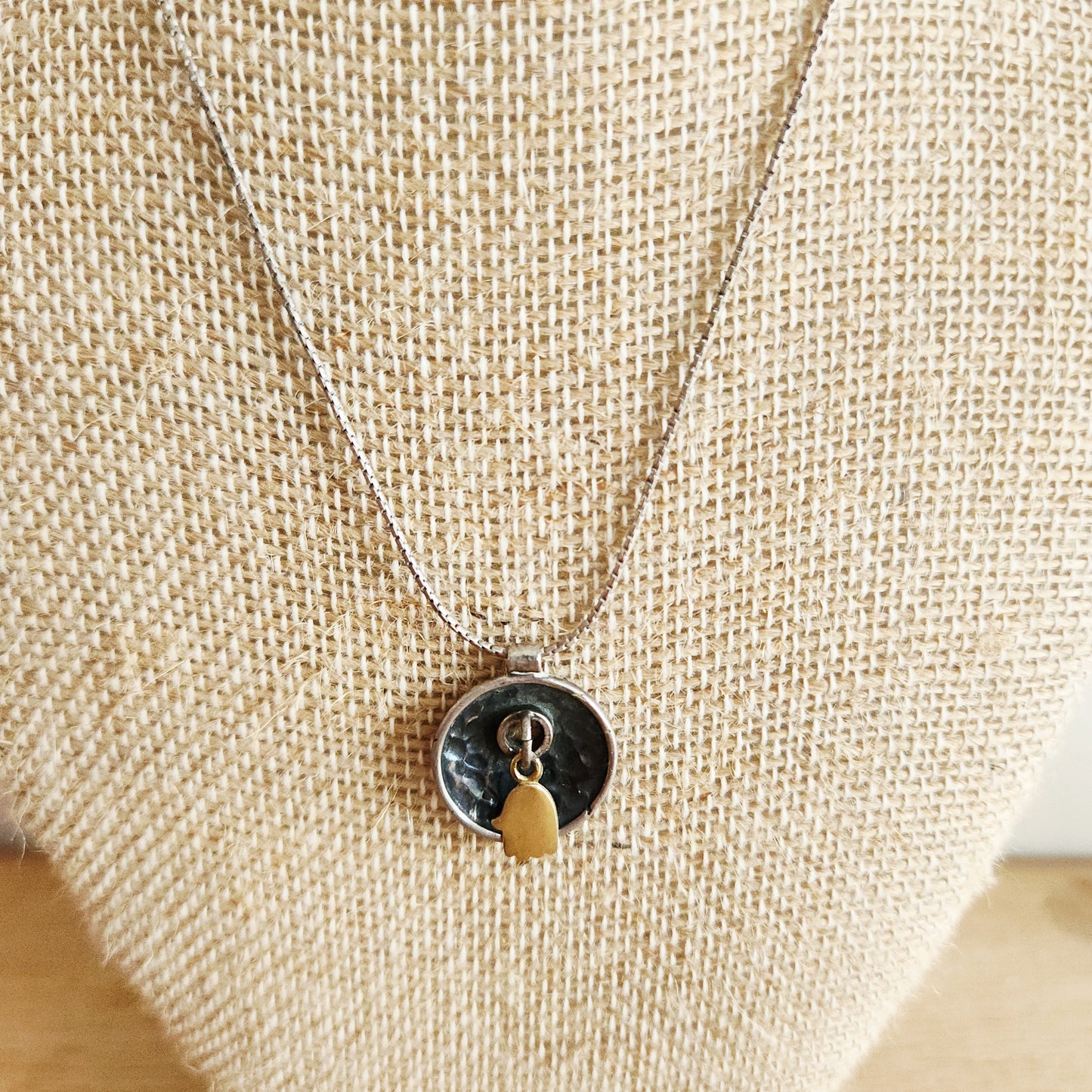 Sterling Silver Chain with Sterling Silver Small Pendant