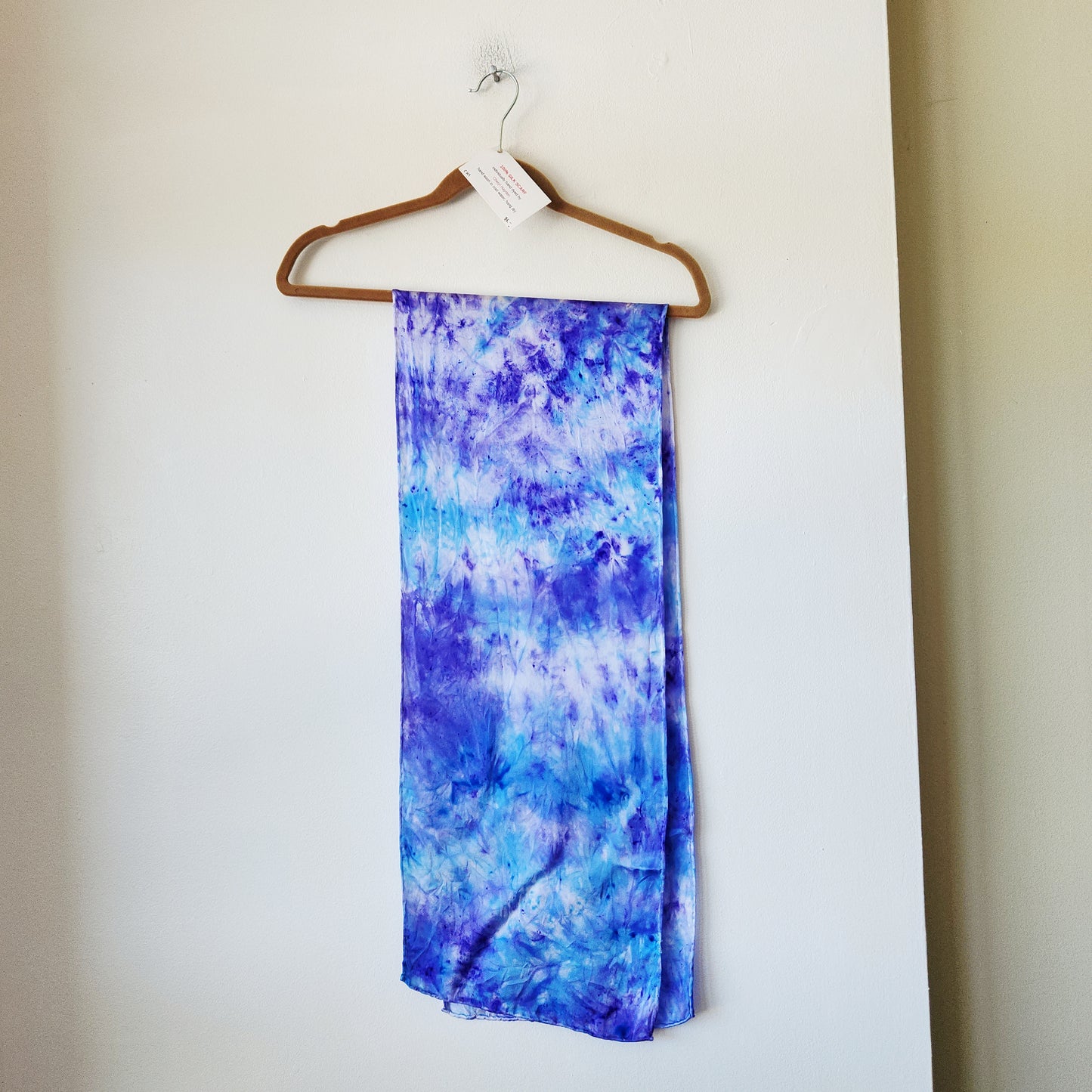 100% Silk Hand Dyed Scarf - New