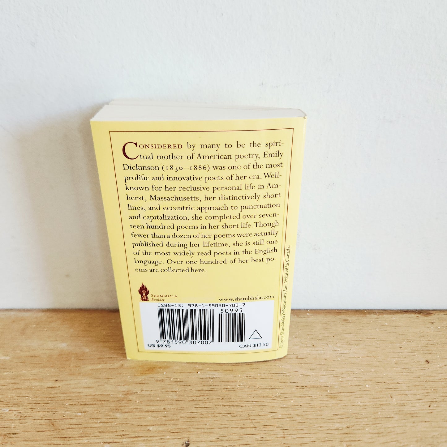 Shambala Pocket Classics: The Pocket Emily Dickinson