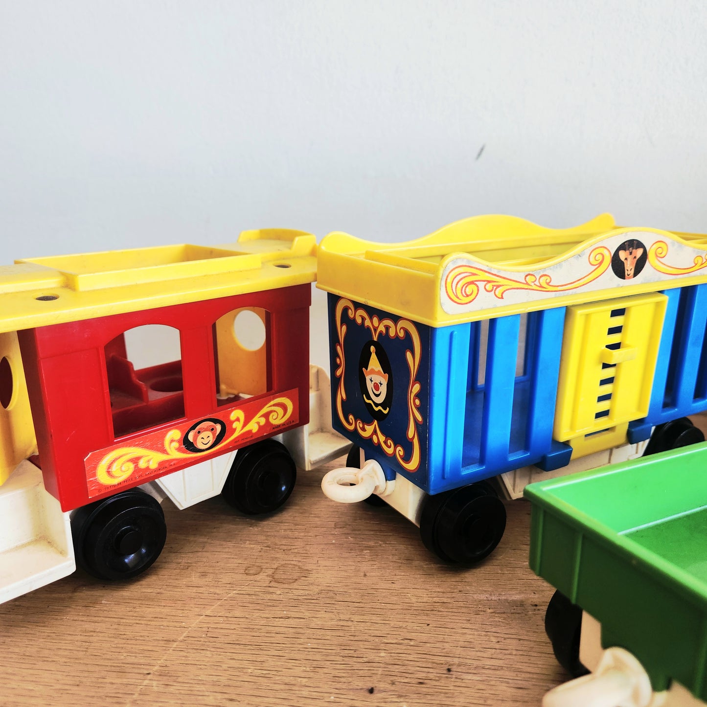 Vintage 1970's Fisher-Price Little People Circus Train