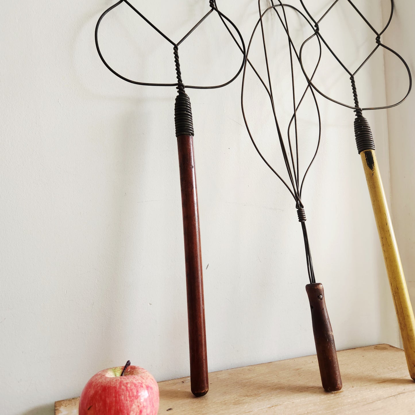 Vintage Antique Wire Rug Beaters Set of 3