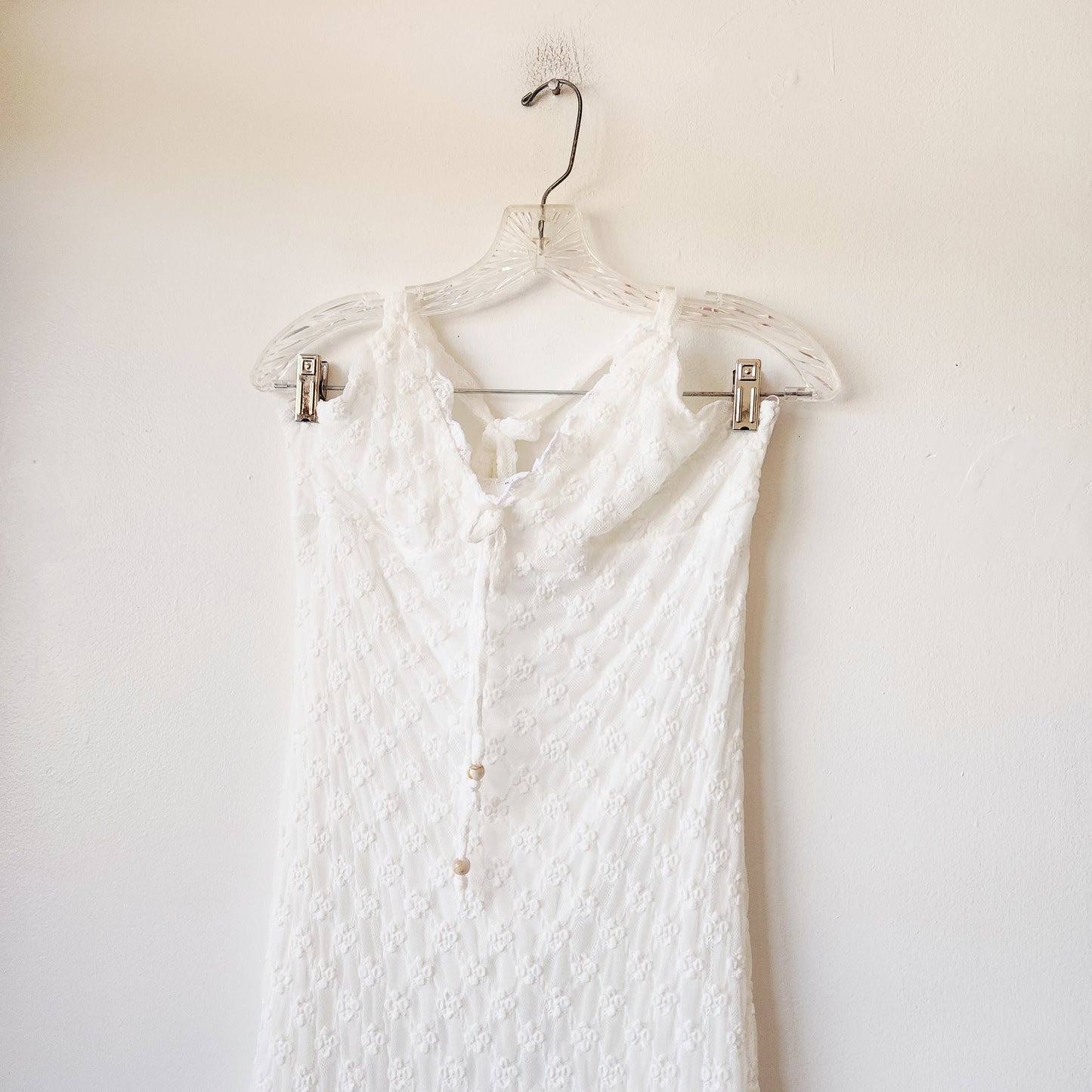 Kirious Lace Overlay Halter Dress - L - New