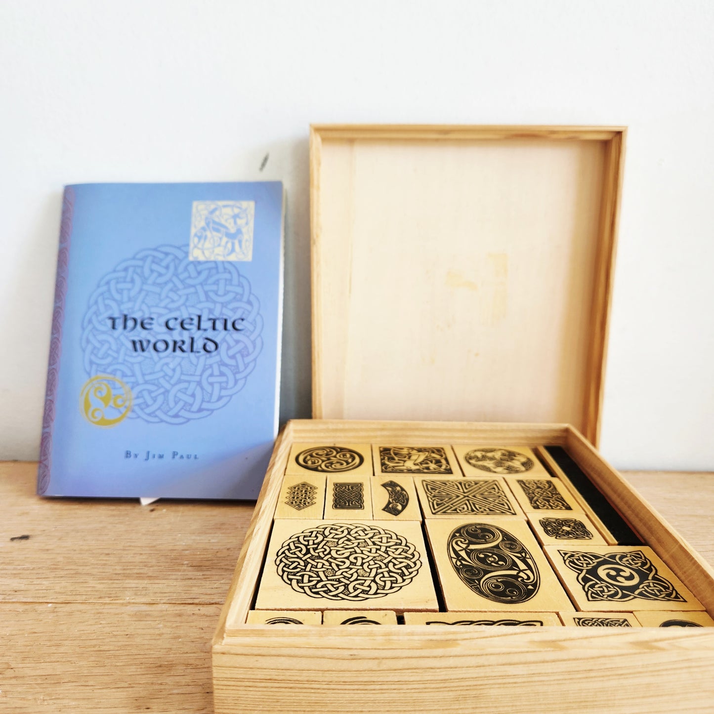 The Celtic World by Jim Paul 18 Piece Rubber Stamp Set