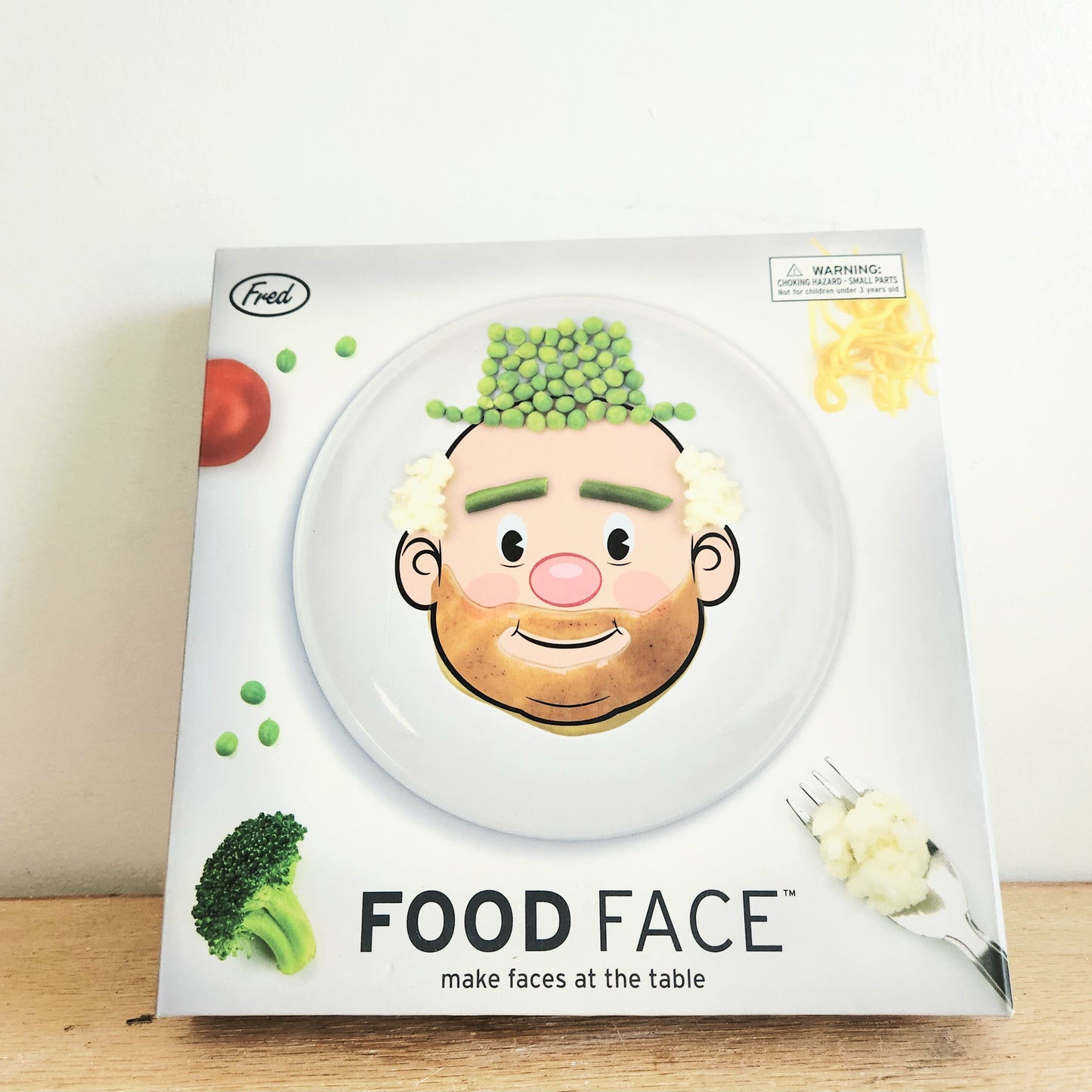 Fred & Friends Ms. Food Face Children's Dinner Plate NEW