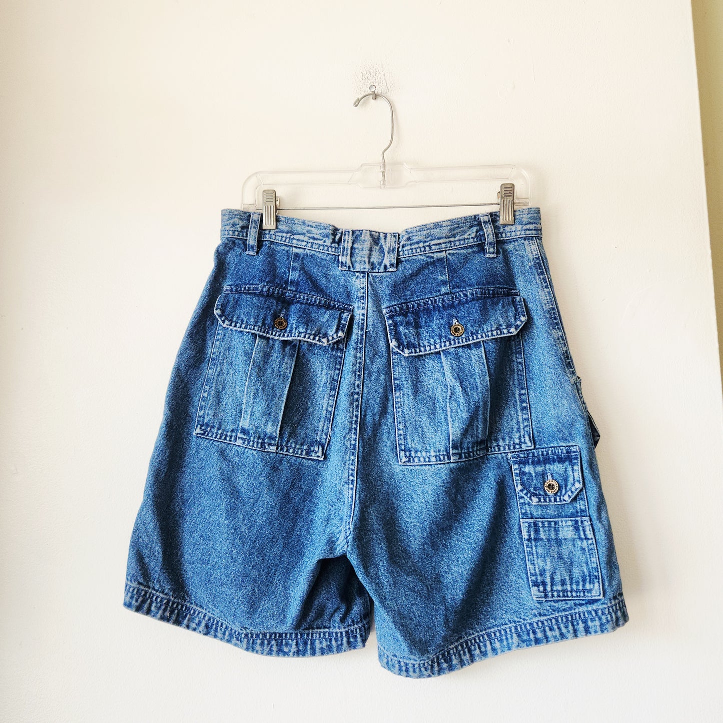 Eddie Bauer 100% Cotton Denim Cargo Shorts - size 32