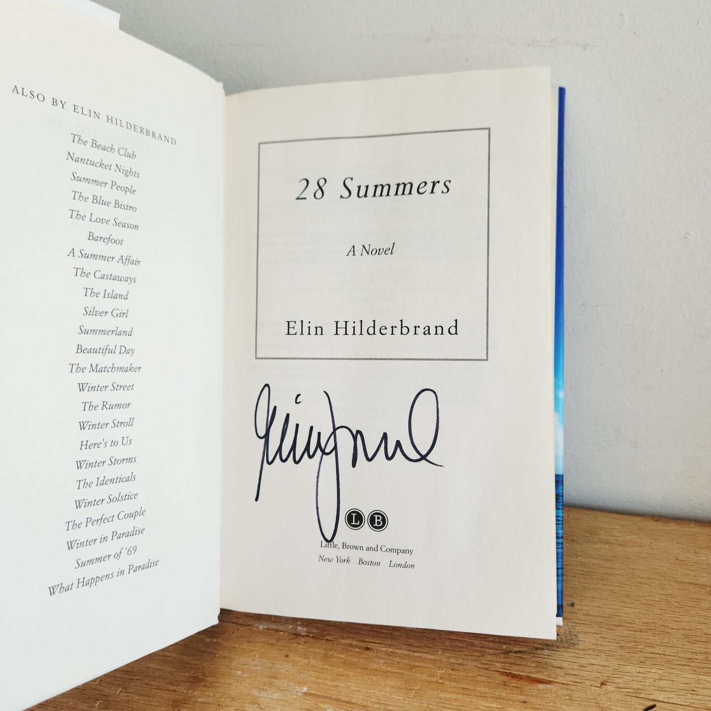 28 Summers by Elin Hilde4brand - Signed