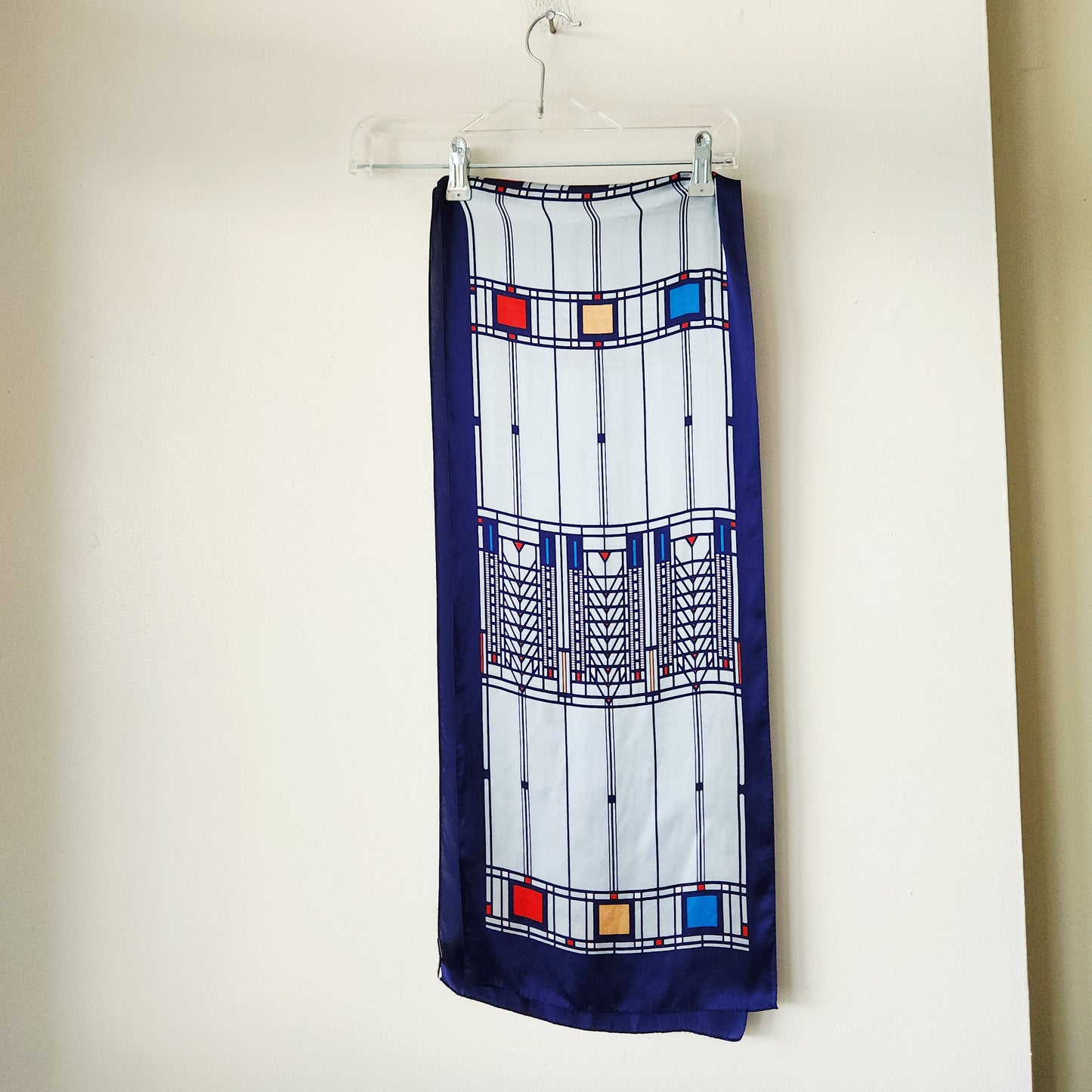Museum of Modern Art Frank Lloyd Wright 100% Silk Scarf