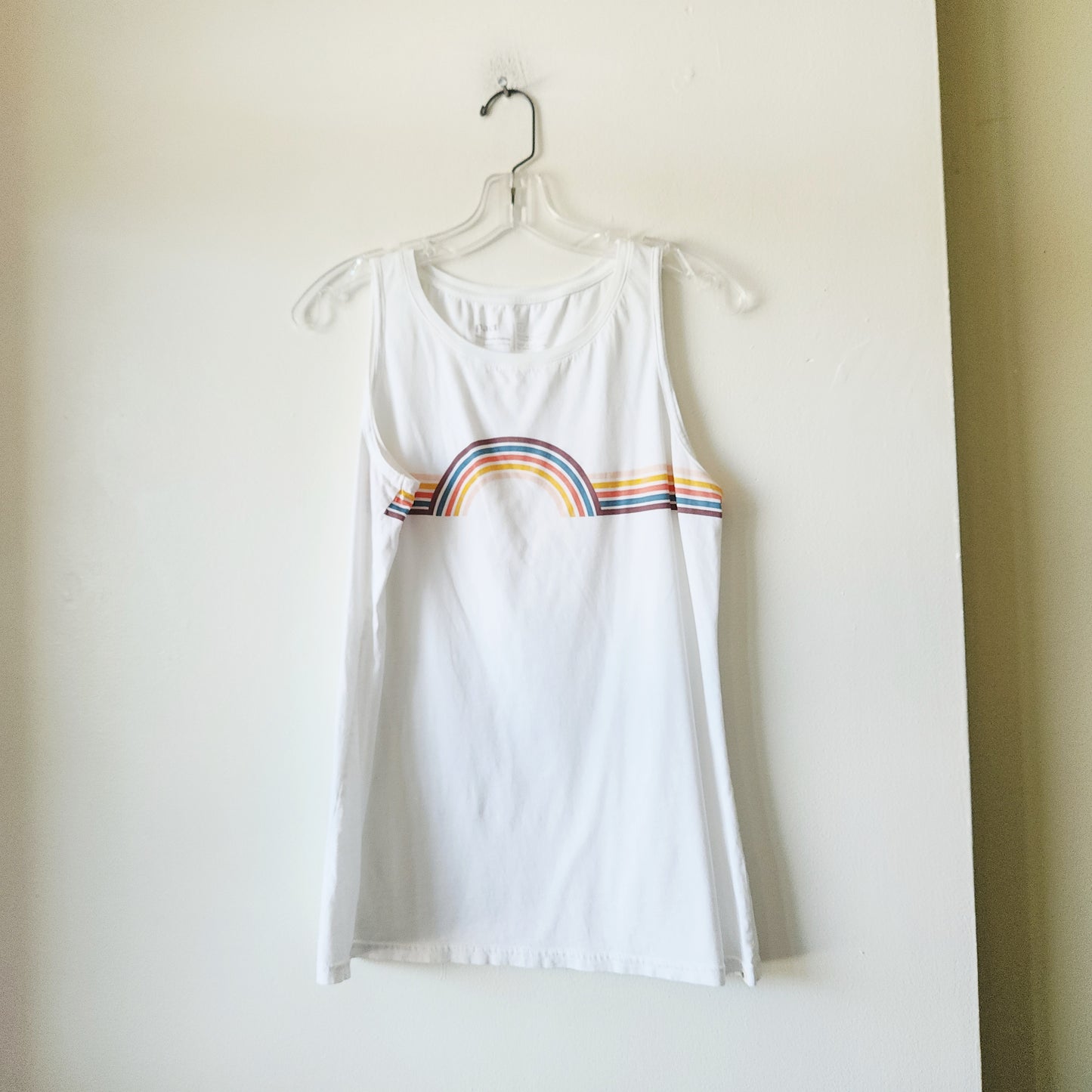 Pact 100% Organic Cotton Rainbow Tank - L