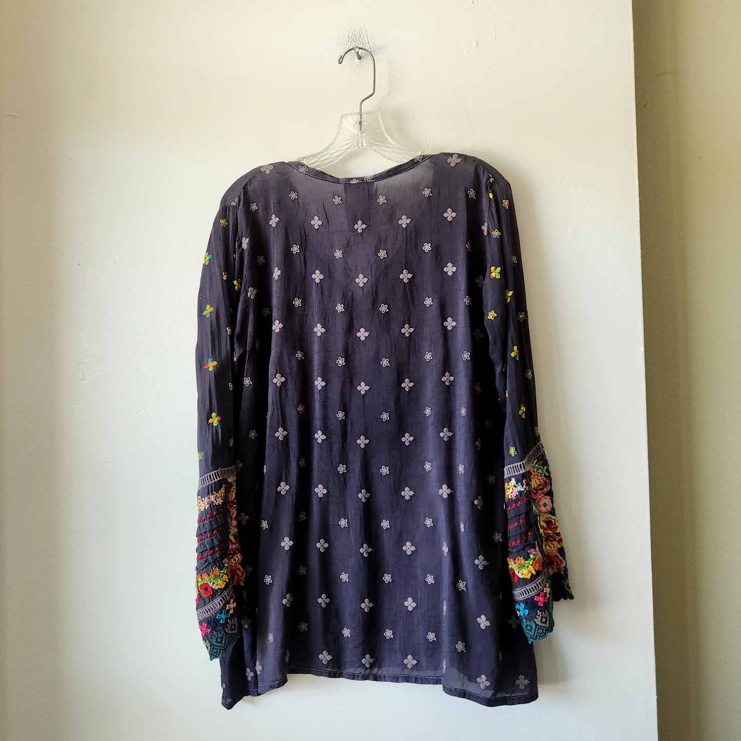 Johnny Was Tunic Top with Embroidery - Petite M